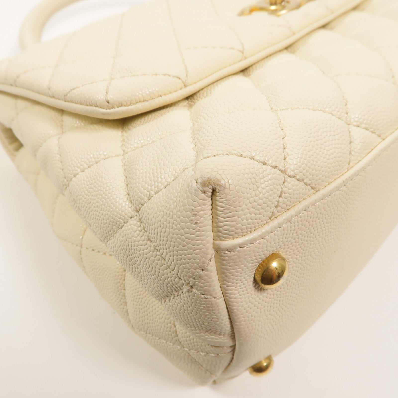 CHANEL 牛皮皮革Coco Handle Bag手挽肩背兩用袋