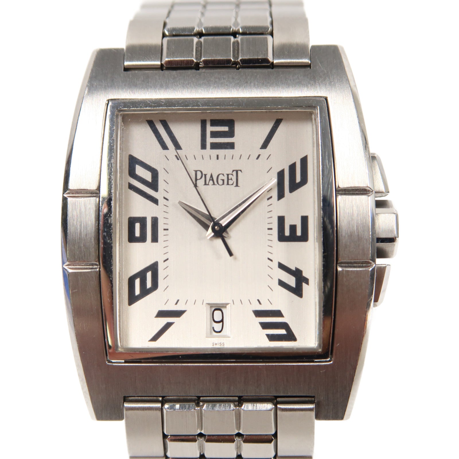 PIAGET 不鏽鋼Upstream手錶自動機芯白色