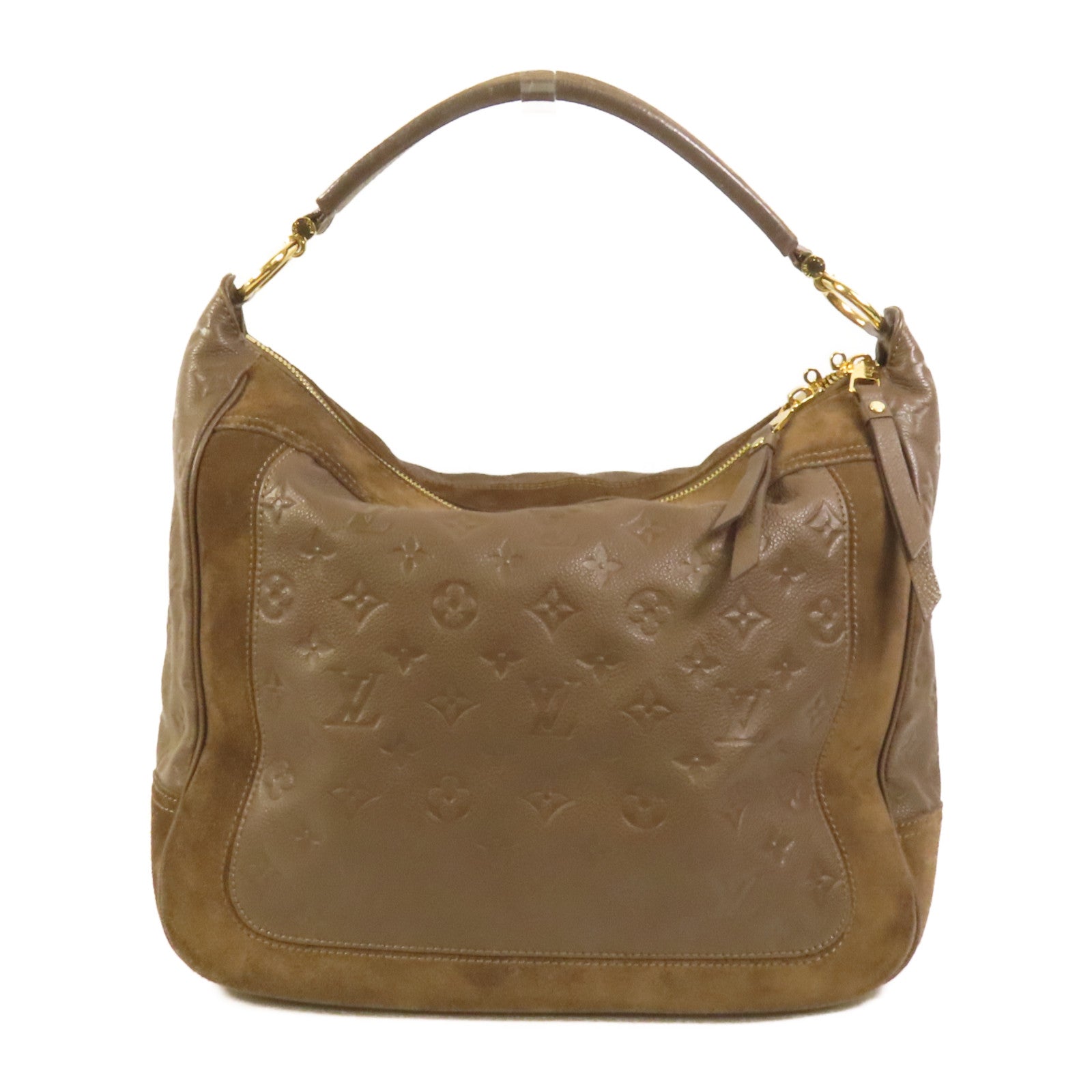 LOUIS VUITTON Monogram Empreinte Audacieuse MM金扣肩背袋