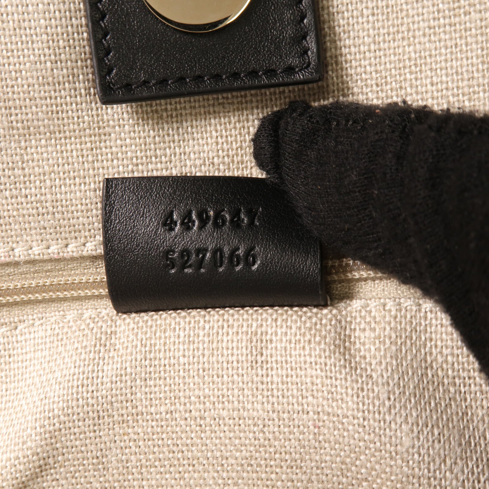 GUCCI 牛皮皮革Tote Bag金扣手挽袋