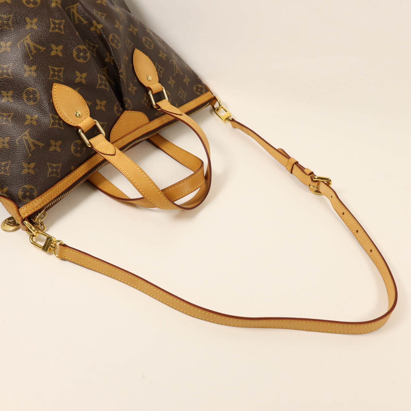LOUIS VUITTON Monogram Palermo PM金扣手挽肩背兩用袋
