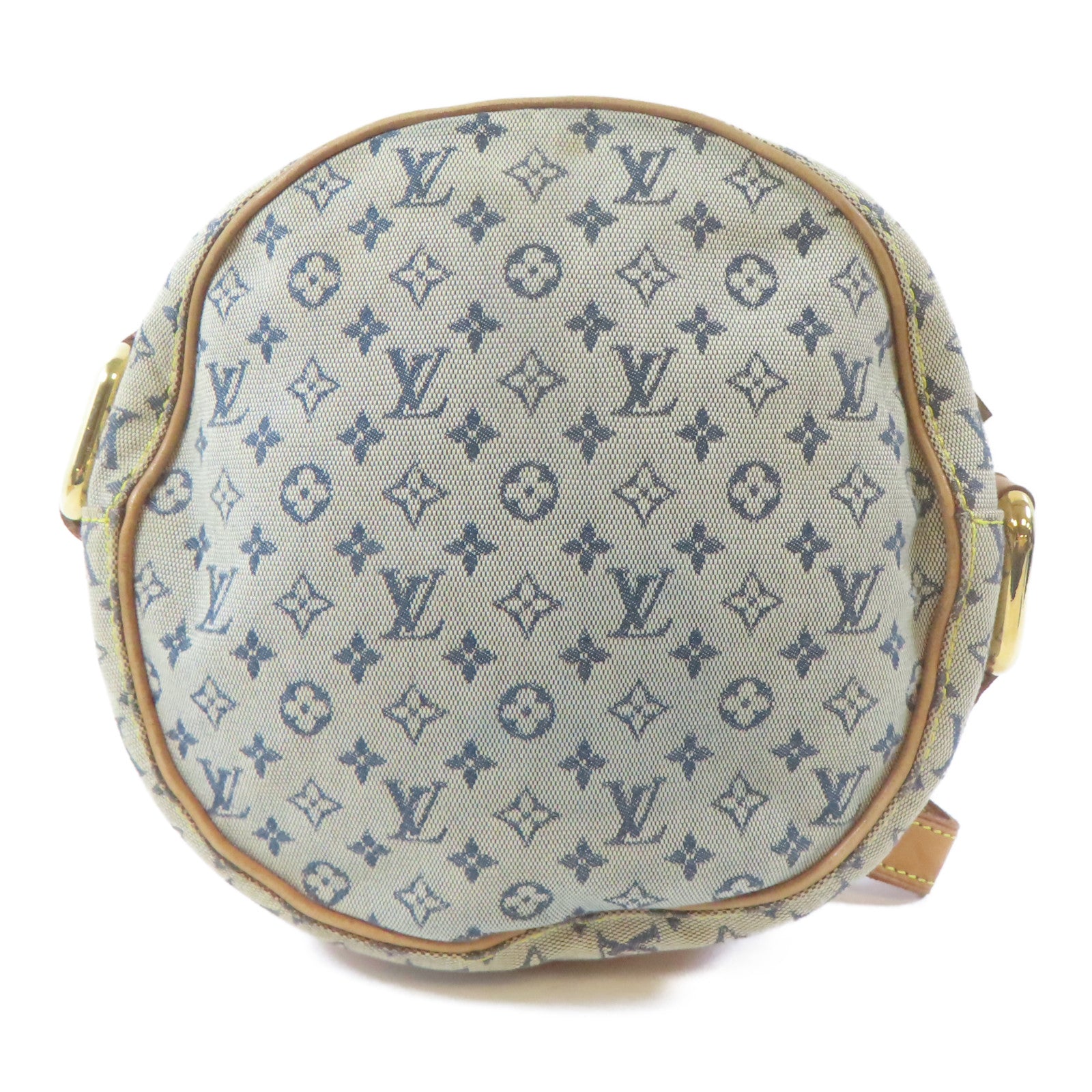 LOUIS VUITTON Monogram Mini Jeanne GM金扣肩背袋淺褐色