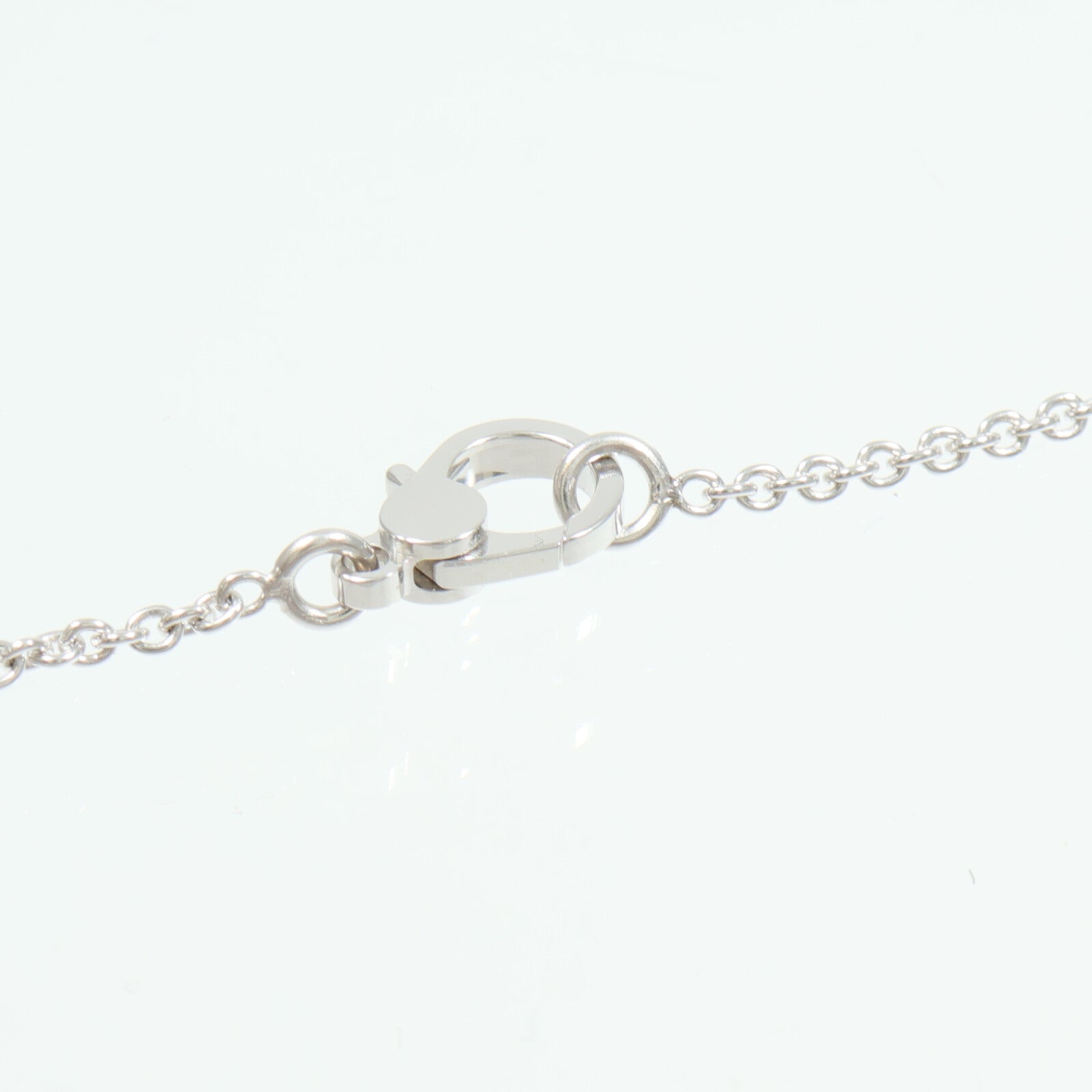 HERMES 18K白金Finesse Pendant鑽石項鍊