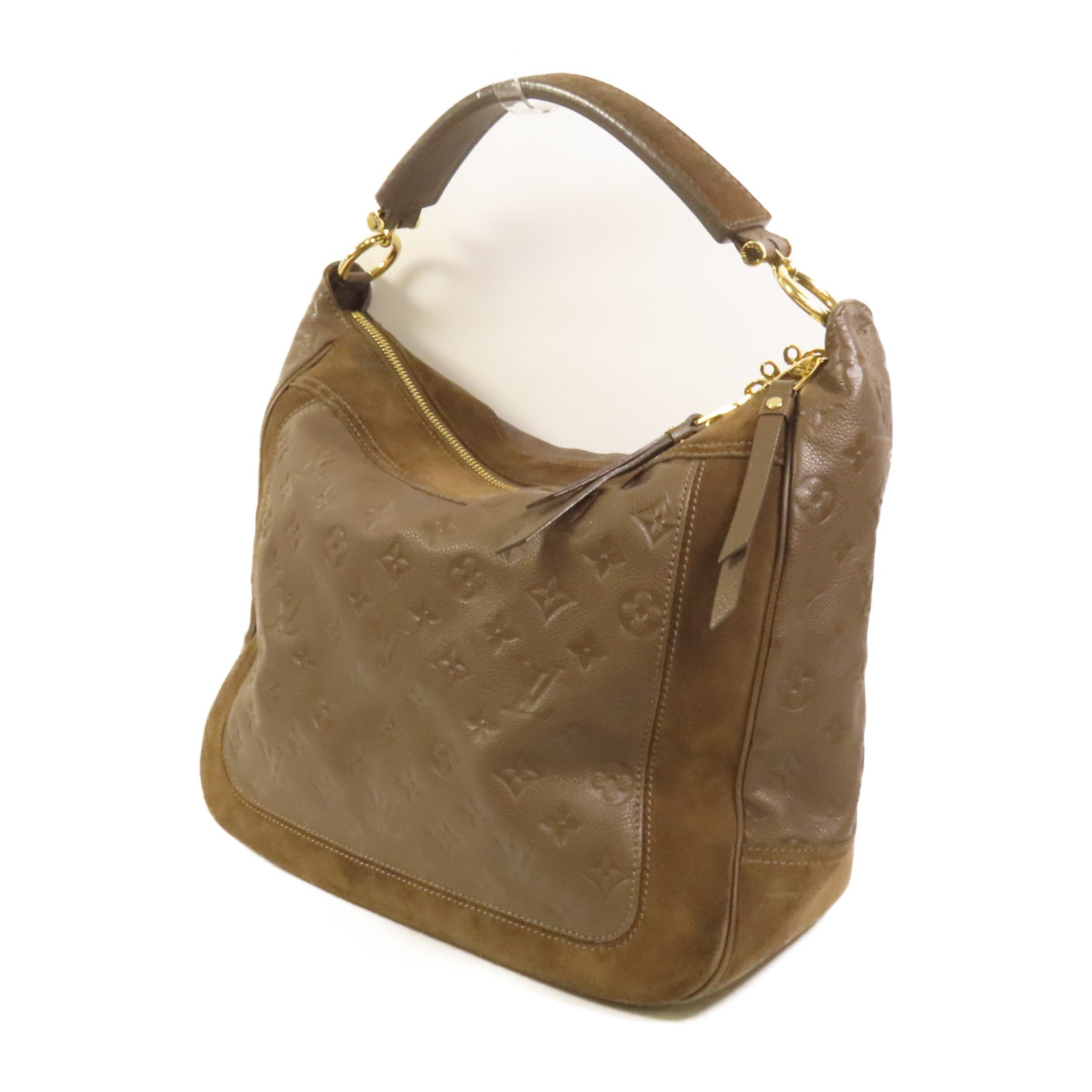 LOUIS VUITTON Monogram Empreinte Audacieuse MM金扣肩背袋