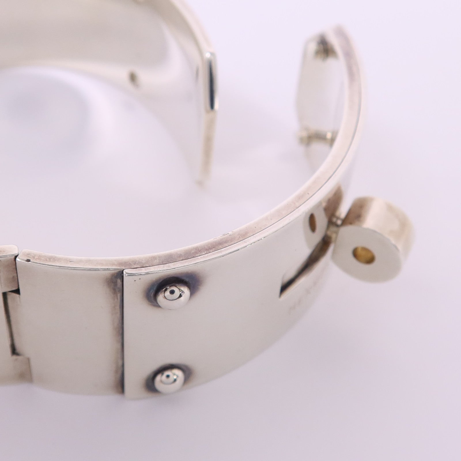 HERMES 925純銀Kelly MM Bracelet手鐲#16cm