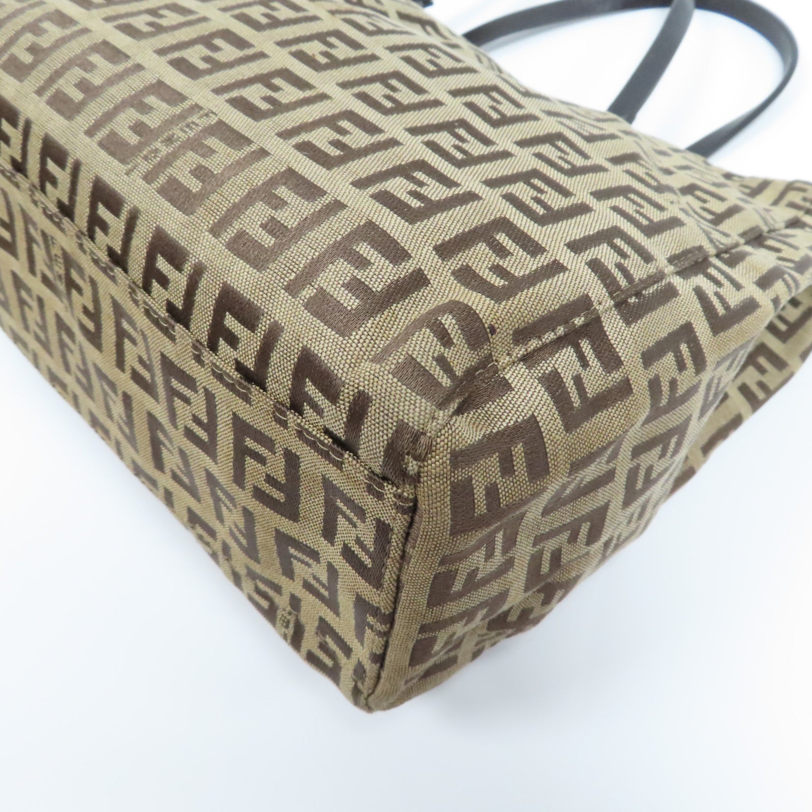 FENDI 【激減優惠】帆布Hand Bag手挽袋啡色