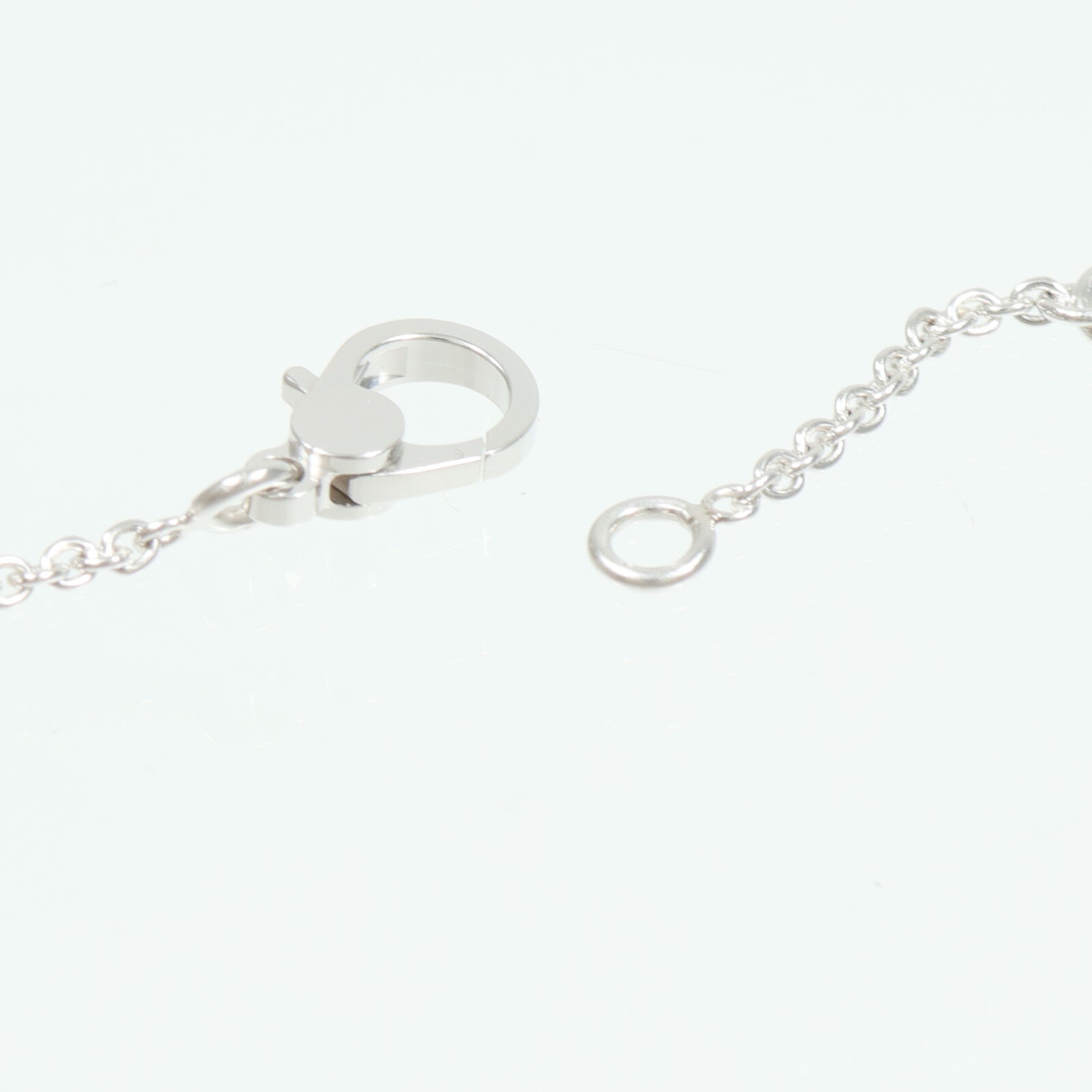 HERMES 18K白金Finesse Pendant鑽石項鍊