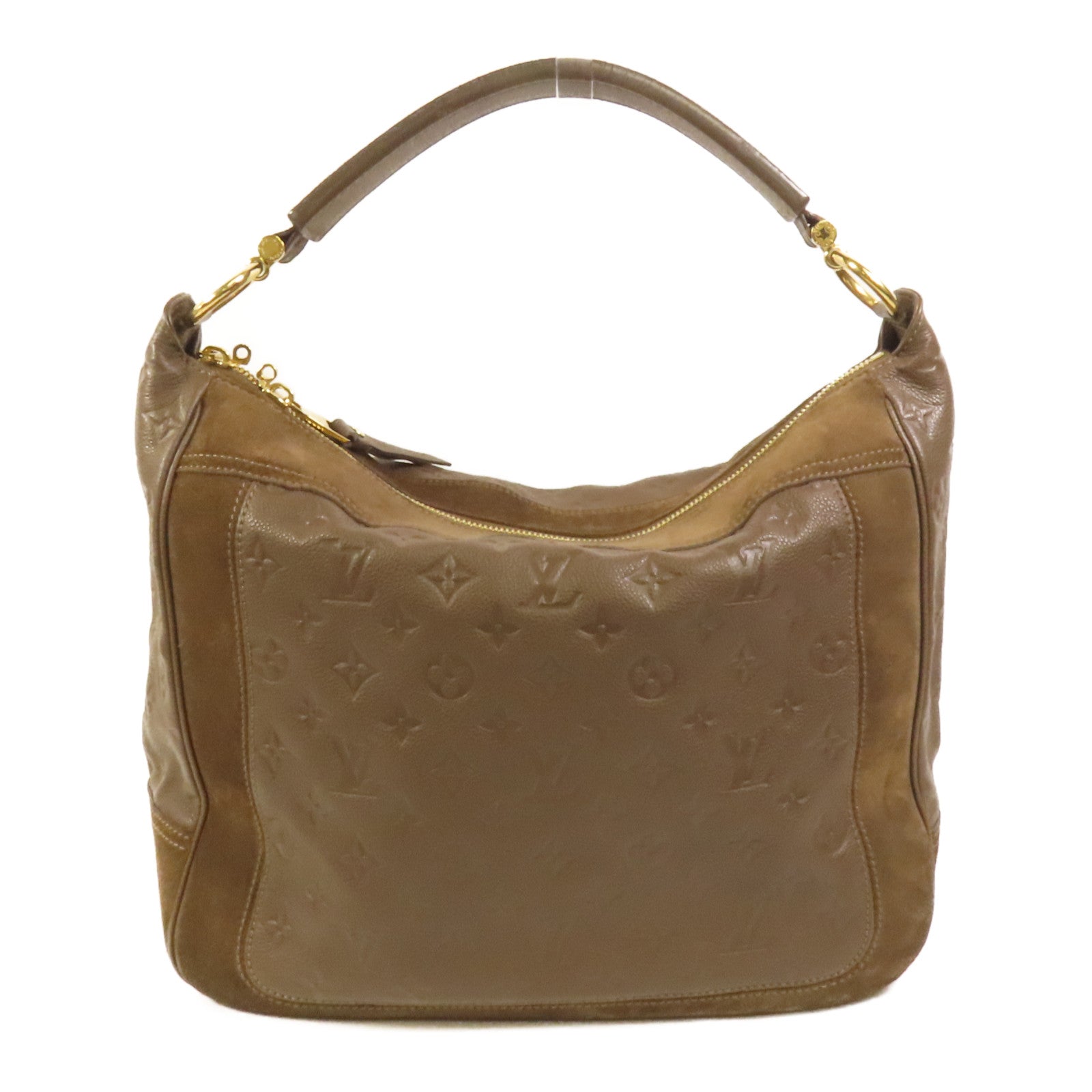 LOUIS VUITTON Monogram Empreinte Audacieuse MM金扣肩背袋