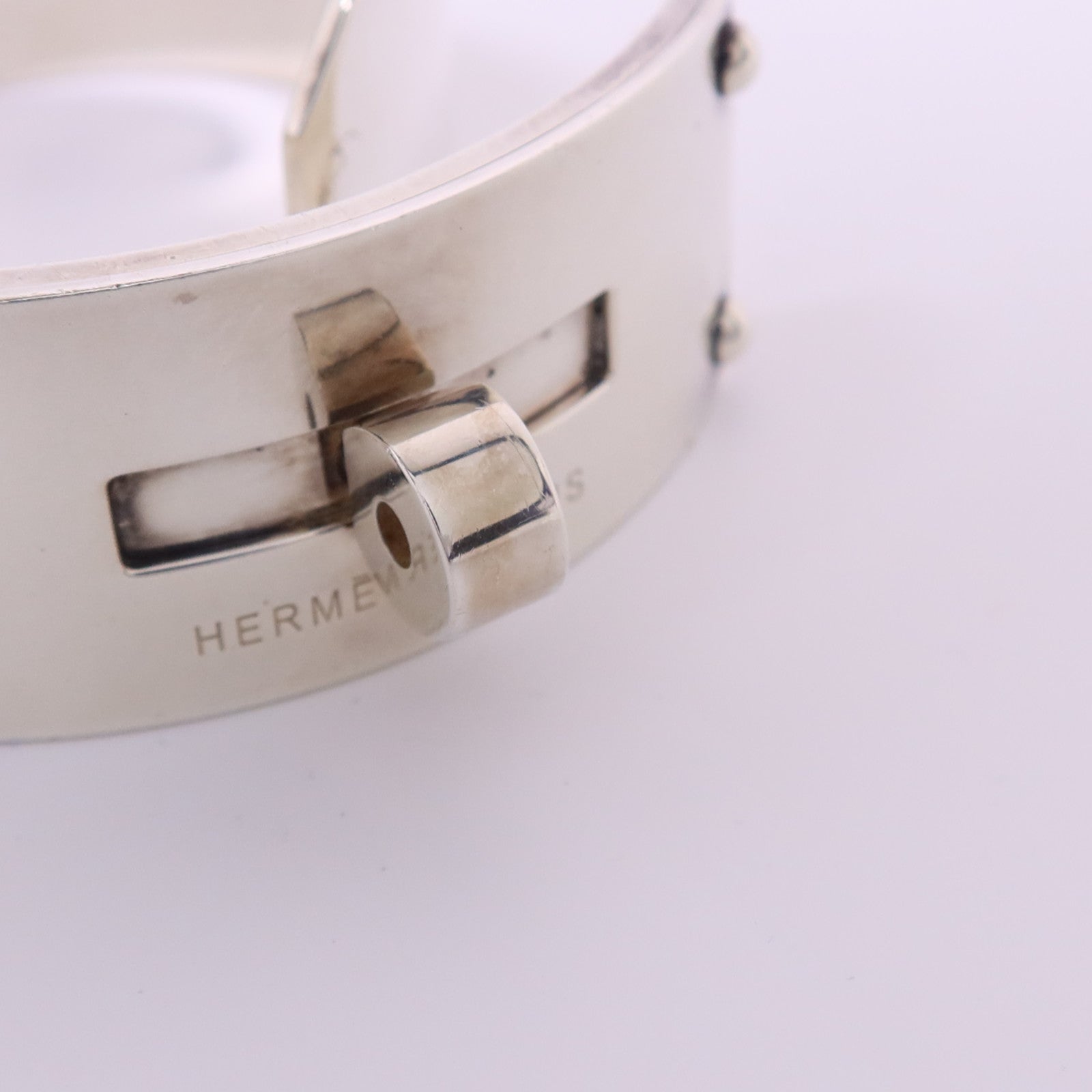HERMES 925純銀Kelly MM Bracelet手鐲#16cm