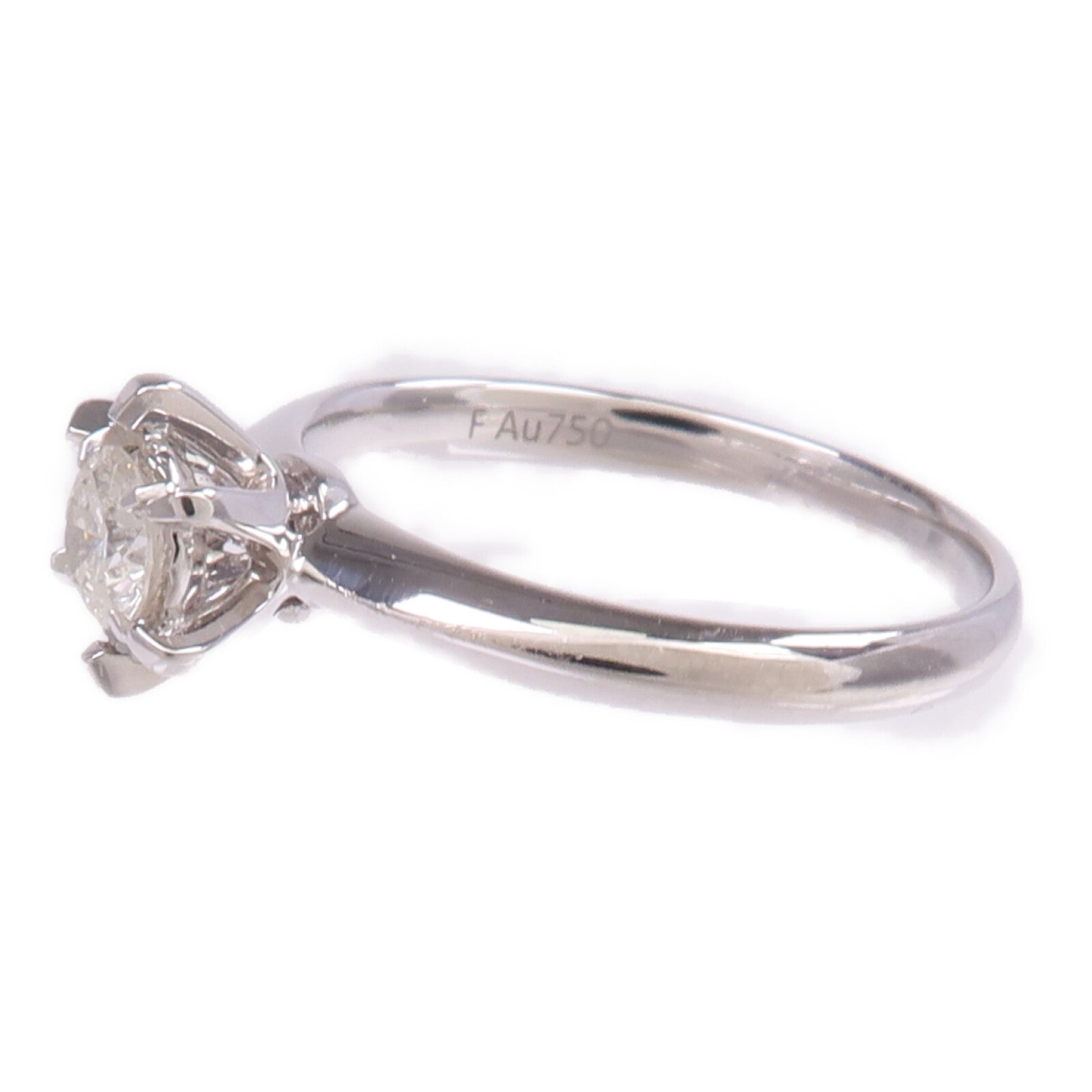 JEWELRY 【激減優惠】18K白金Diamond Ring鑽石戒指US#5.75