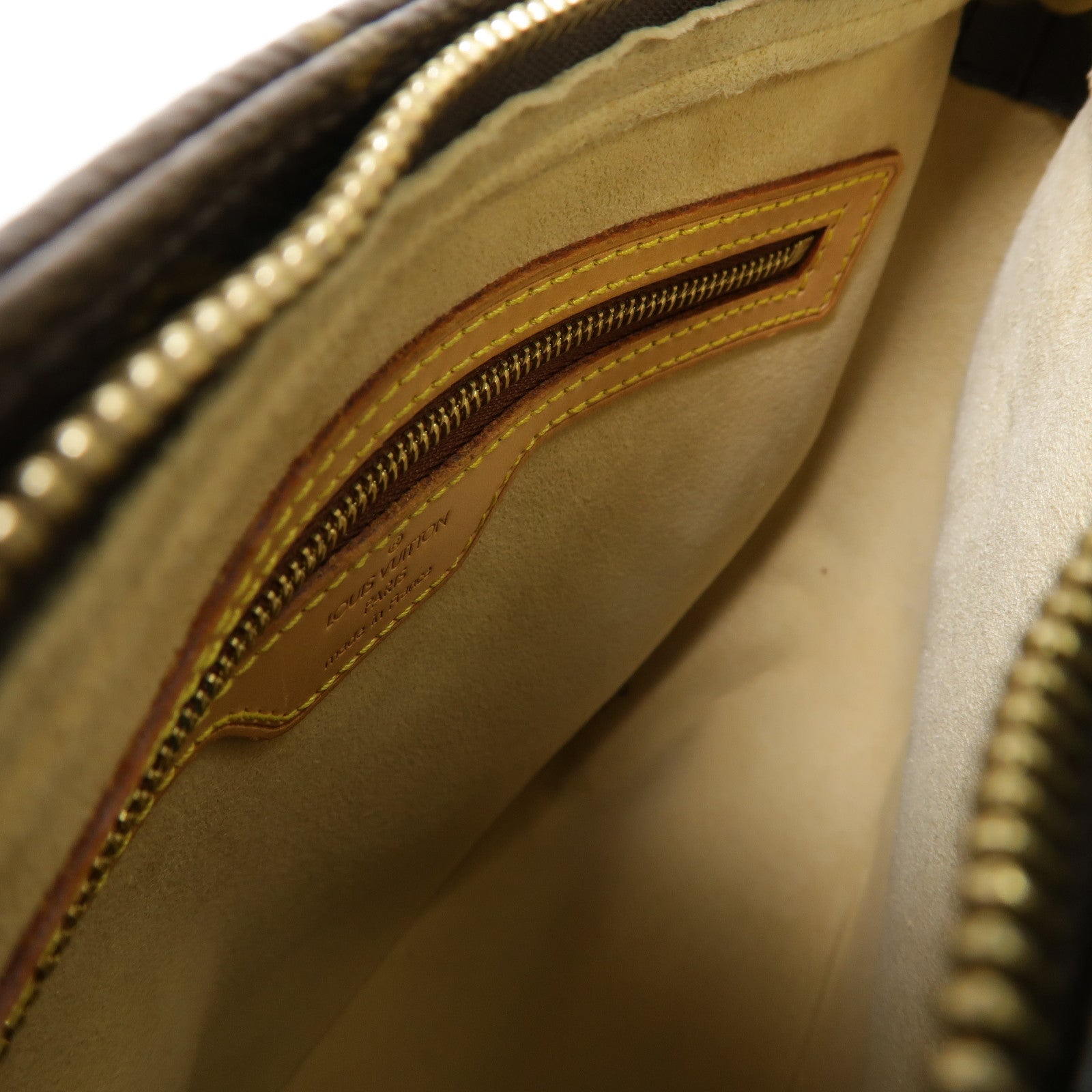 LOUIS VUITTON Monogram Looping MM金扣肩背袋啡色