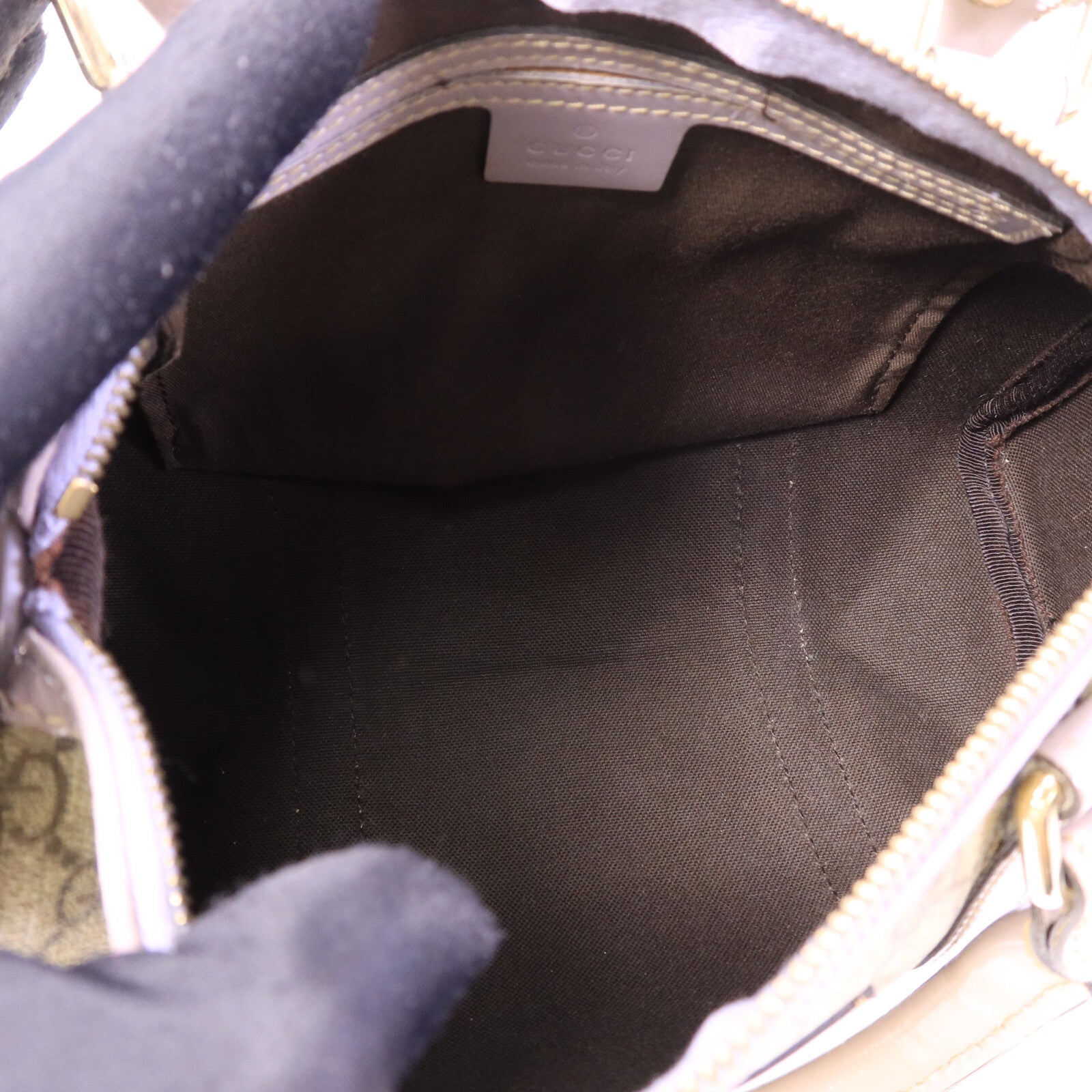 GUCCI 塗層帆布Boston Bag手提包