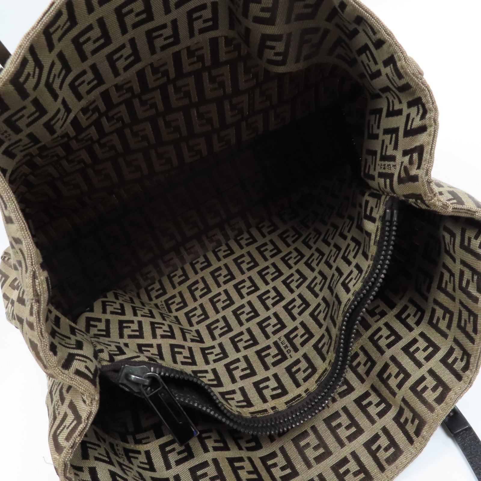 FENDI 【激減優惠】帆布Hand Bag手挽袋啡色