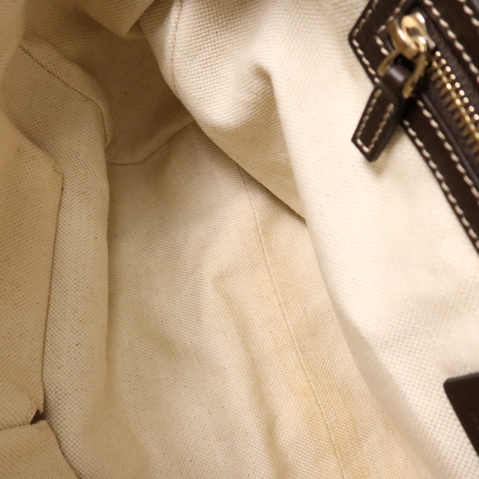 GUCCI 帆布Tote Bag金扣手挽袋