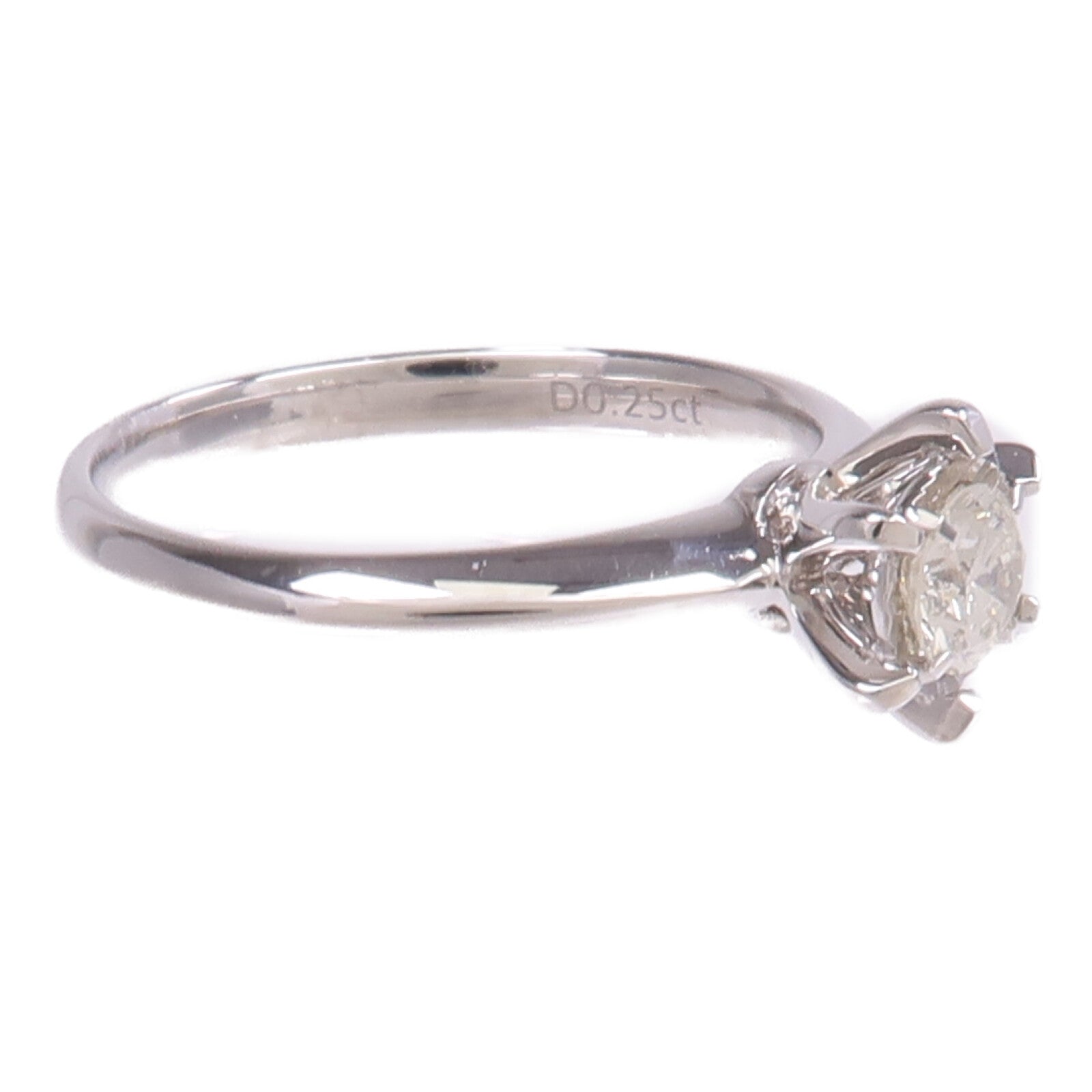 JEWELRY 【激減優惠】18K白金Diamond Ring鑽石戒指US#5.75