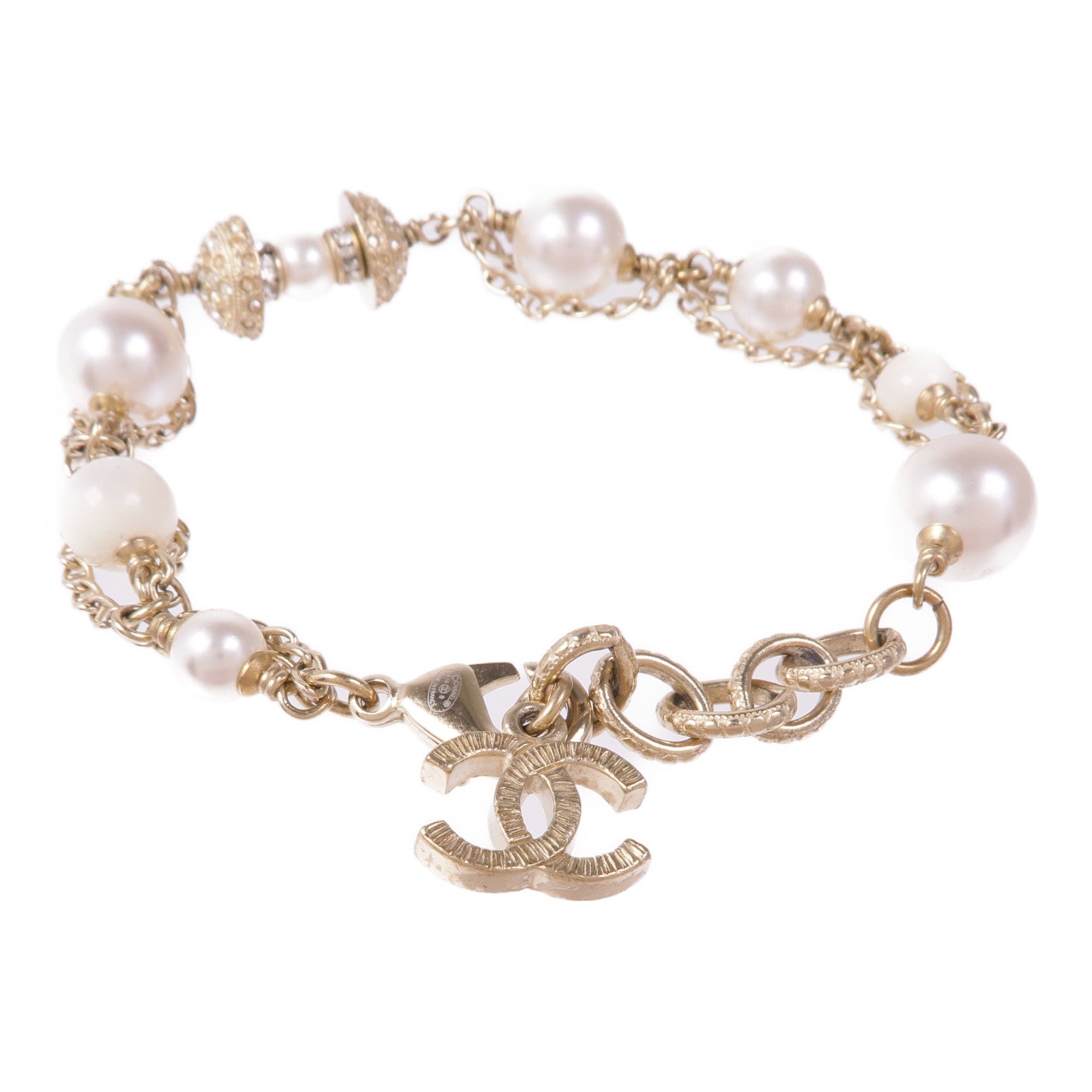 CHANEL PVC/金屬Bracelet手鏈