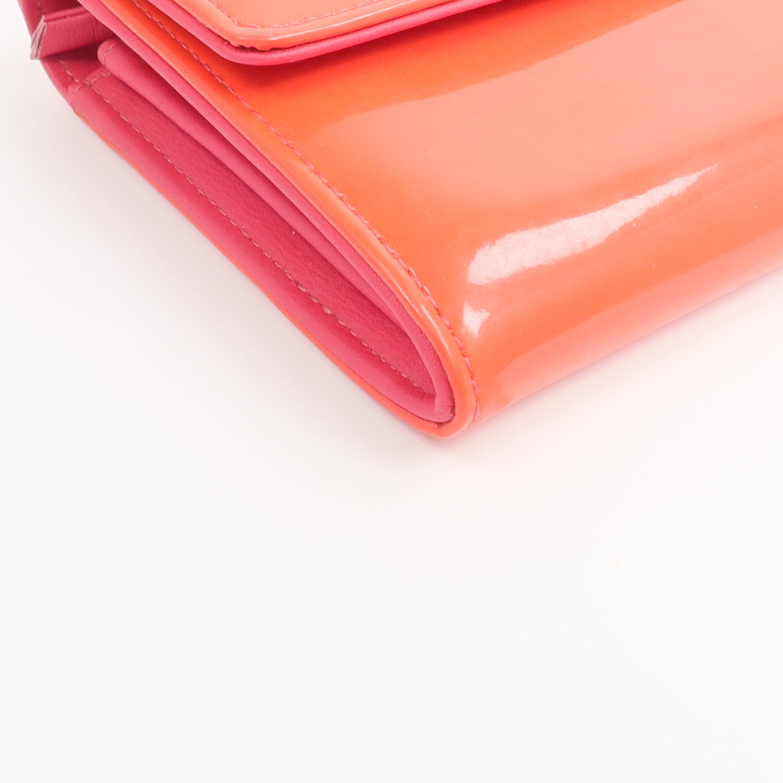 CHANEL 漆皮皮革Makeup Long Wallet長錢包