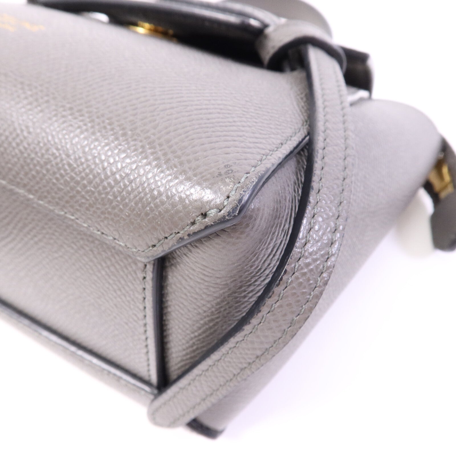 CELINE 牛皮皮革Pico Belt Bag金扣手挽肩背兩用袋