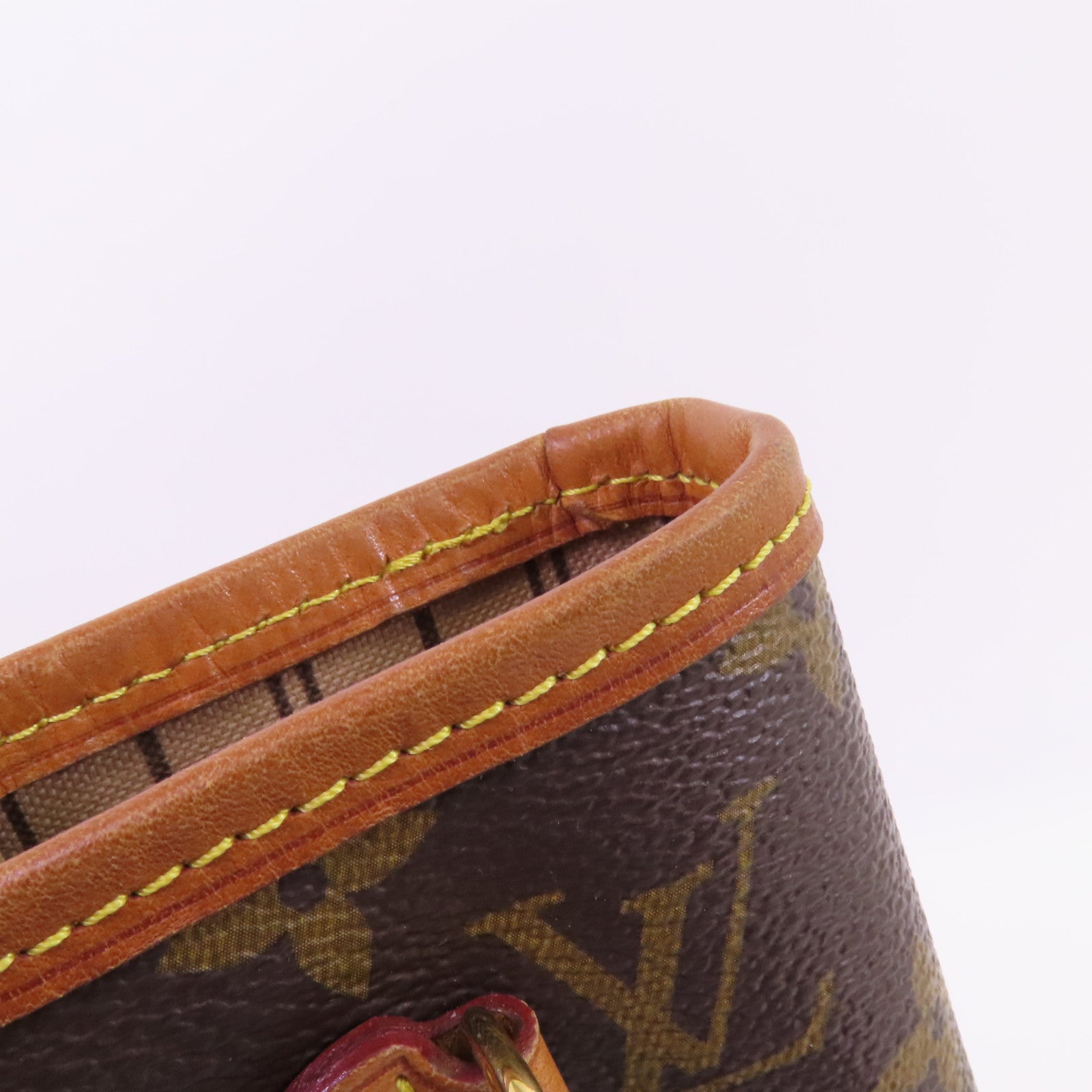 LOUIS VUITTON Monogram Neverfull PM金扣肩背袋