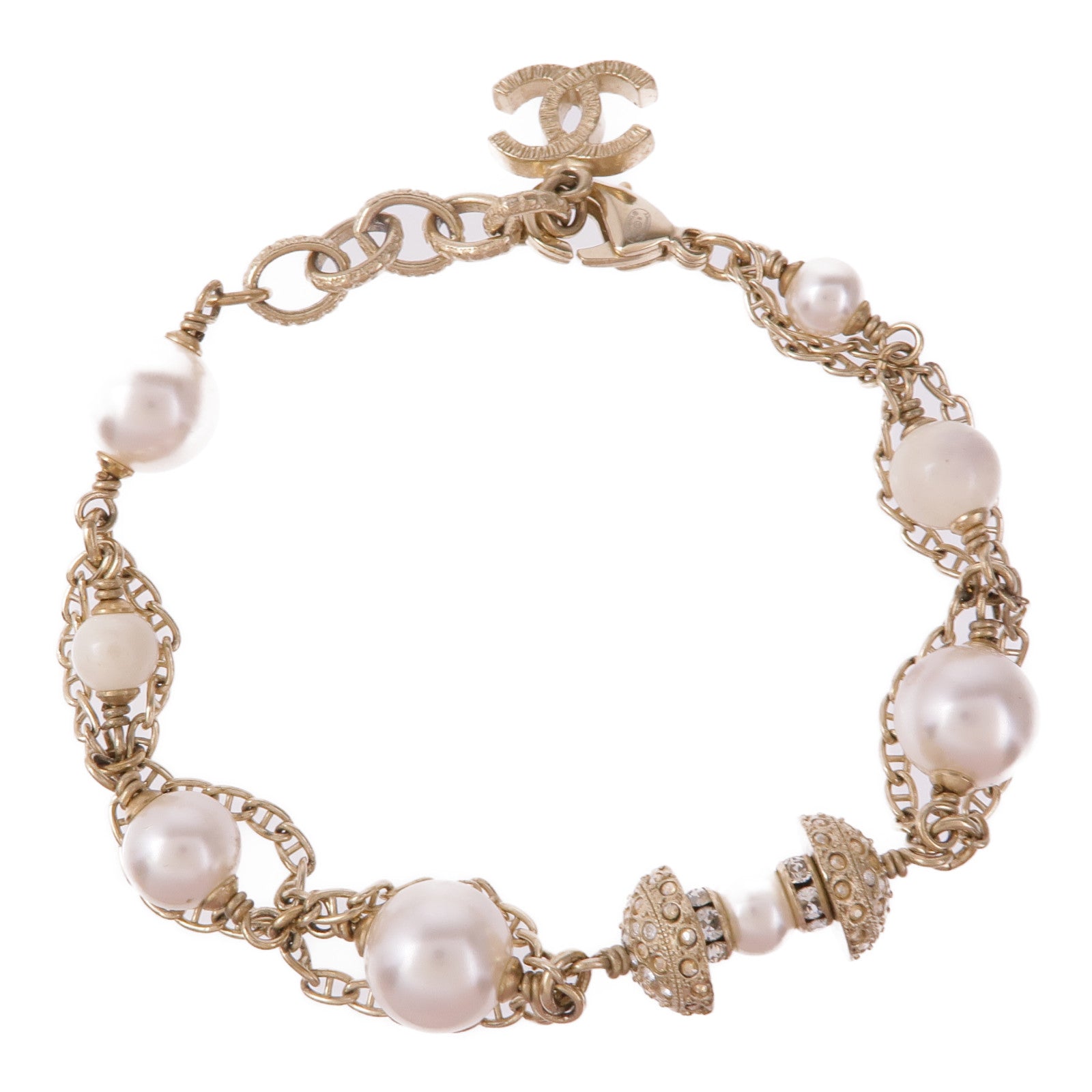 CHANEL PVC/金屬Bracelet手鏈