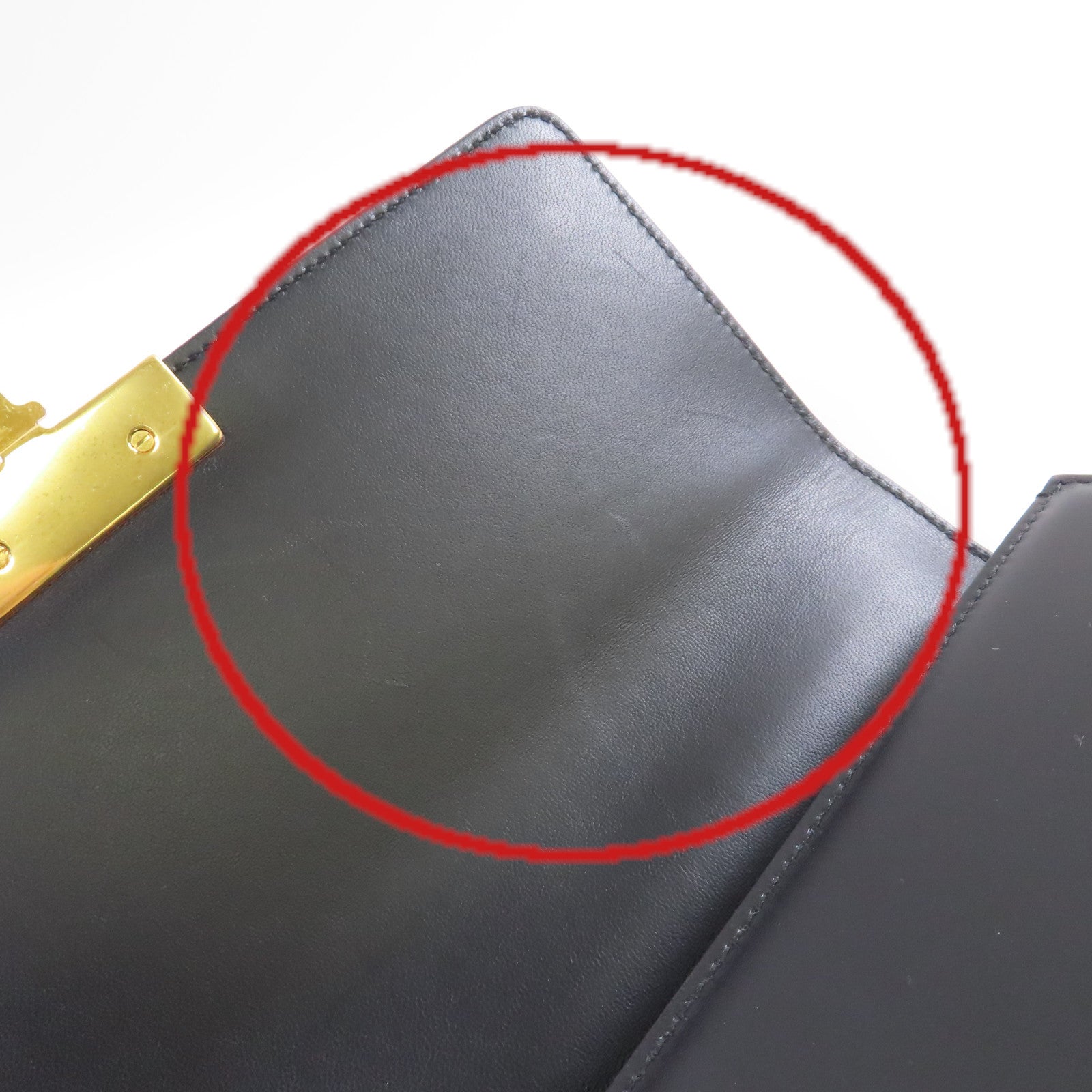 Dior 【激減優惠】牛皮皮革30 Montaigne Shoulder Bag金扣肩背袋黑色