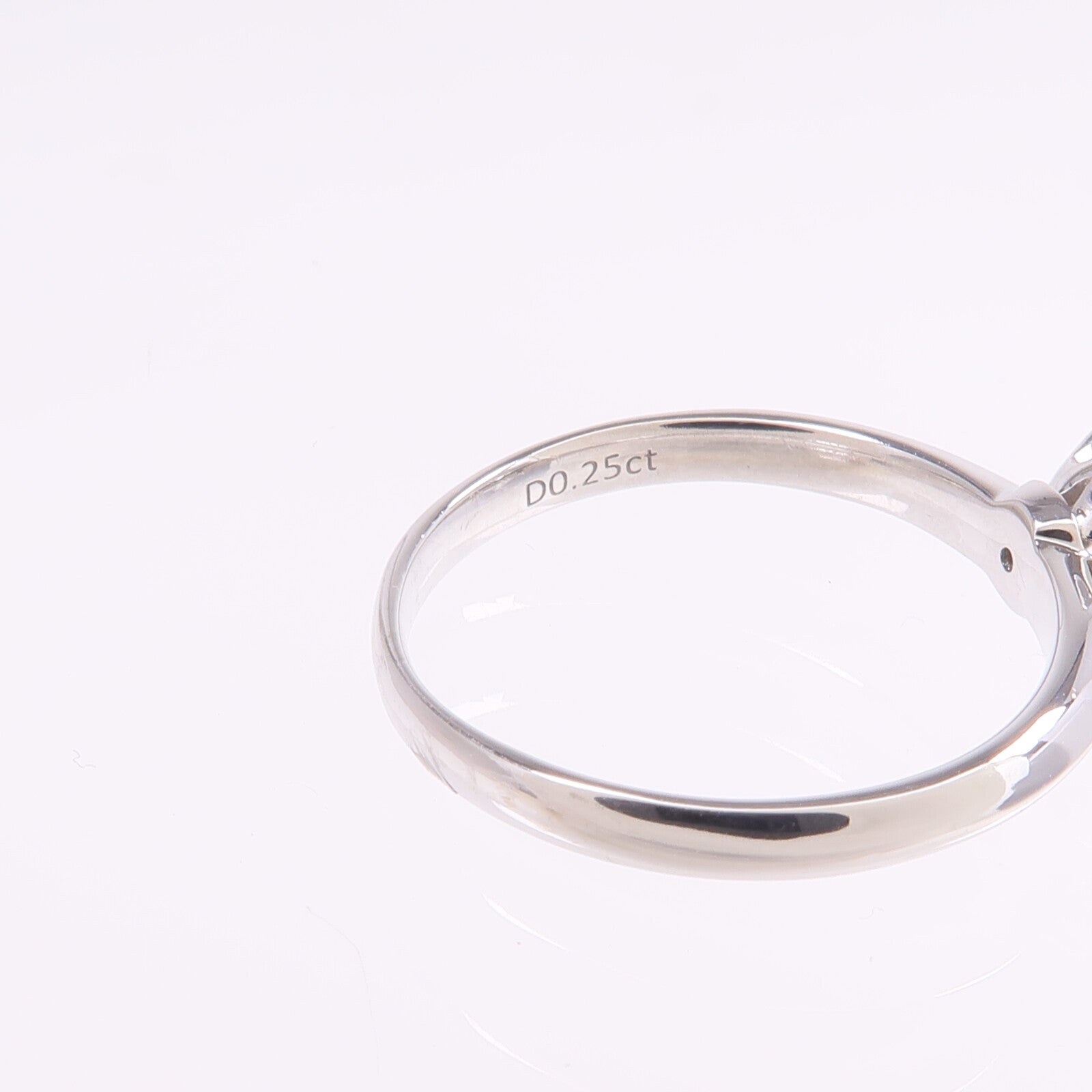 JEWELRY 【激減優惠】18K白金Diamond Ring鑽石戒指US#5.75