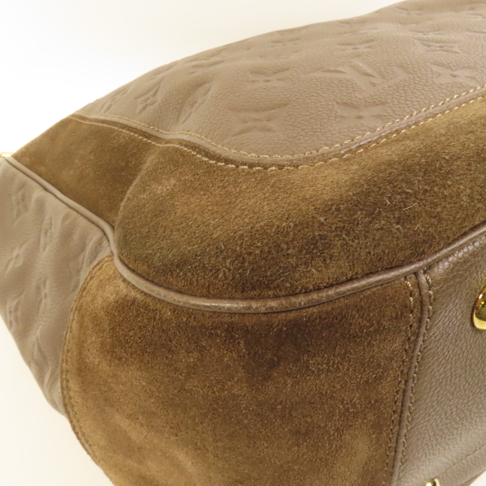 LOUIS VUITTON Monogram Empreinte Audacieuse MM金扣肩背袋