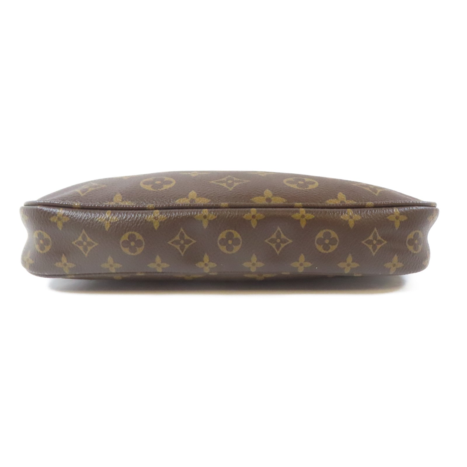 LOUIS VUITTON Monogram Multi Pochette Accessoires金扣手挽肩背兩用袋啡色/綠色