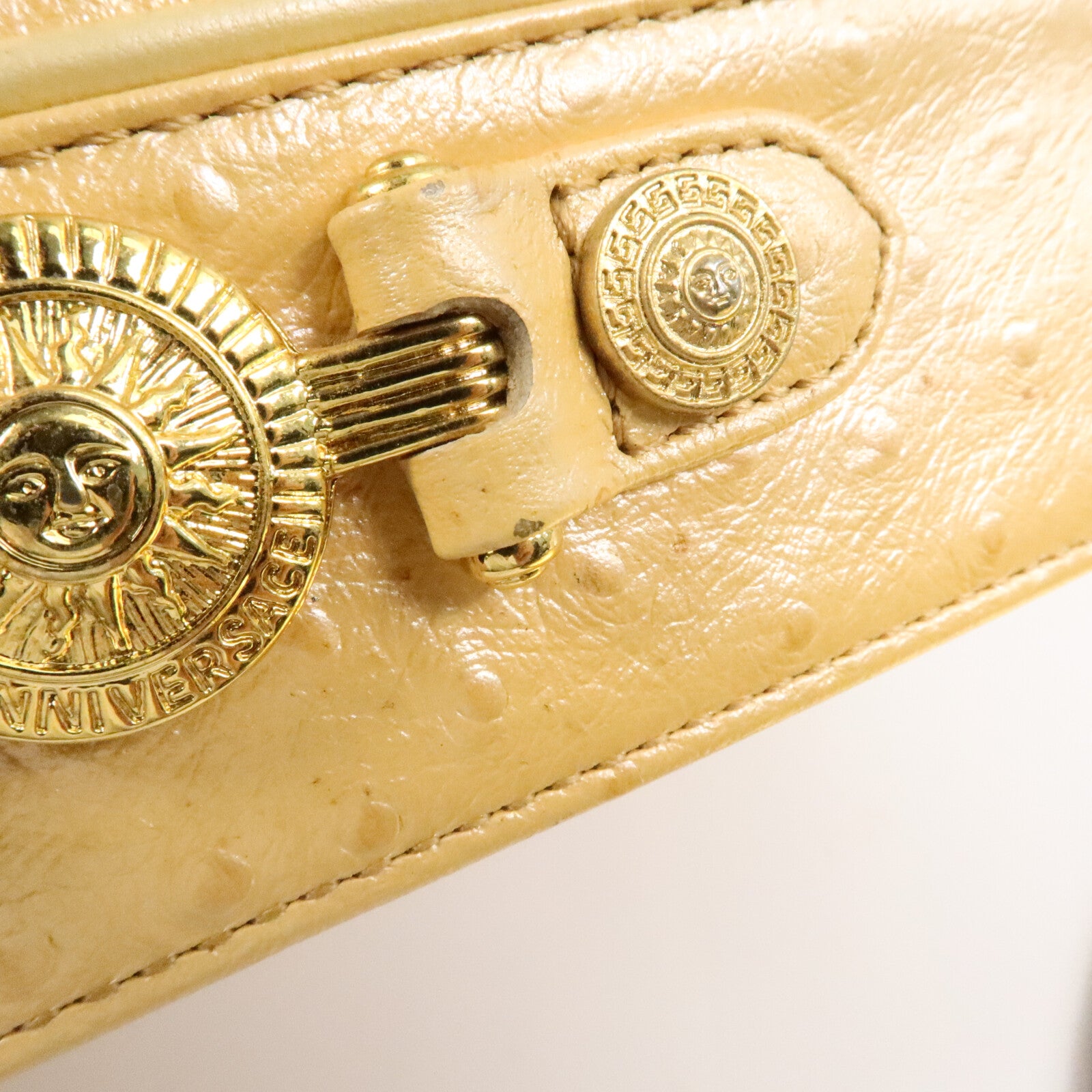 VERSACE 牛皮皮革Vintage Vanity Bag手挽袋