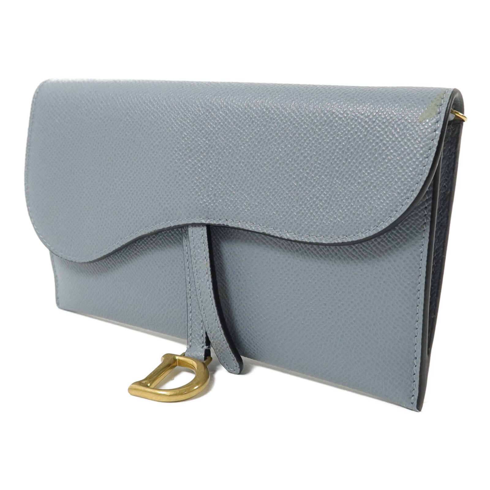 Dior 牛皮皮革Saddlie Wallet On Chain鏈帶肩背袋