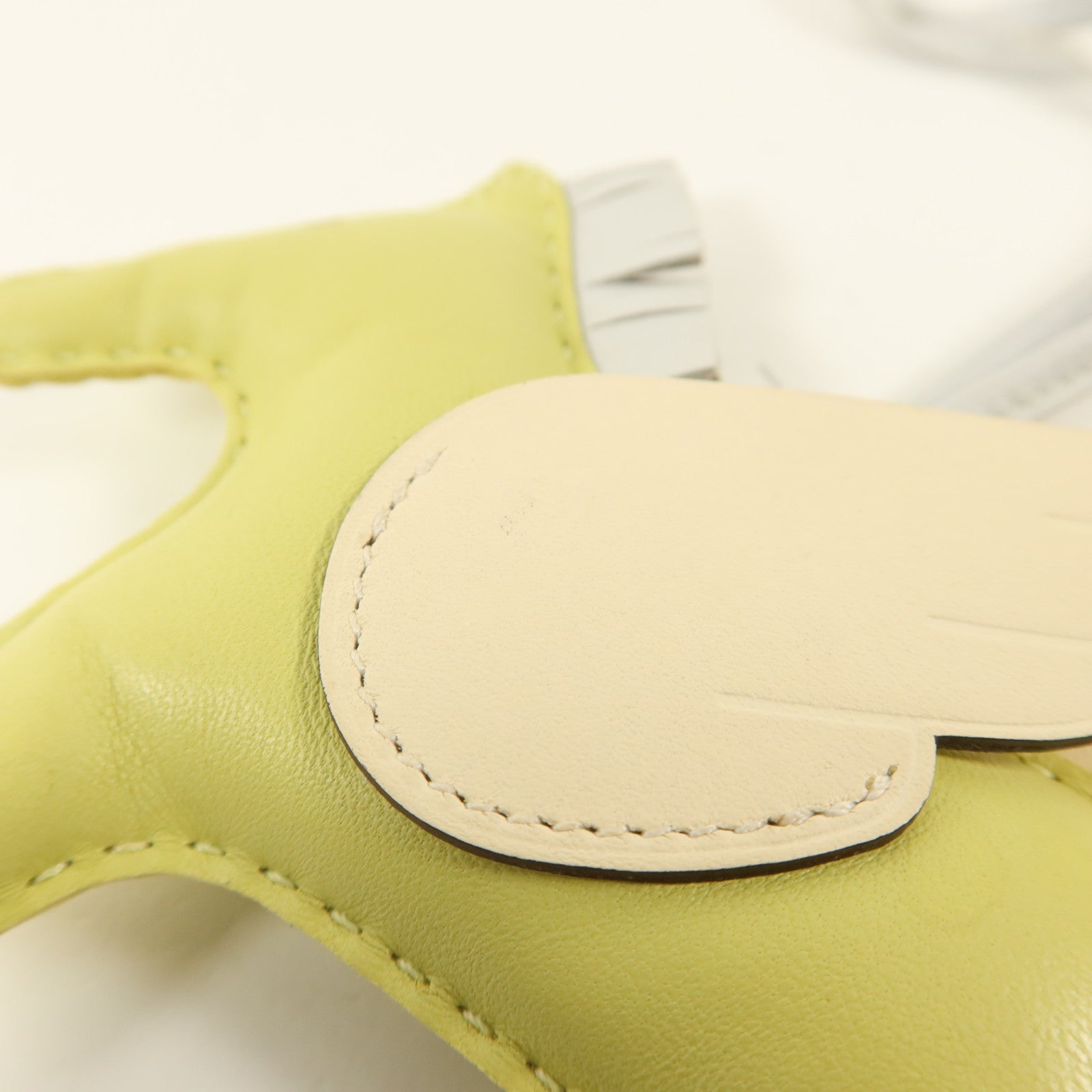 HERMES Milo/Swift皮革Rodeo Pegase MM掛飾Bleu Pale