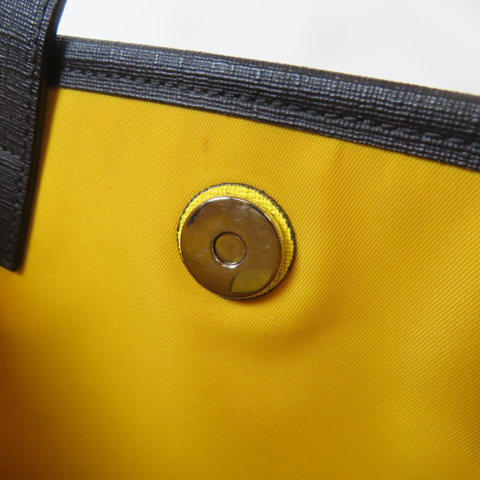 GUCCI 塗層帆布Hand Bag銀扣手挽袋啡色