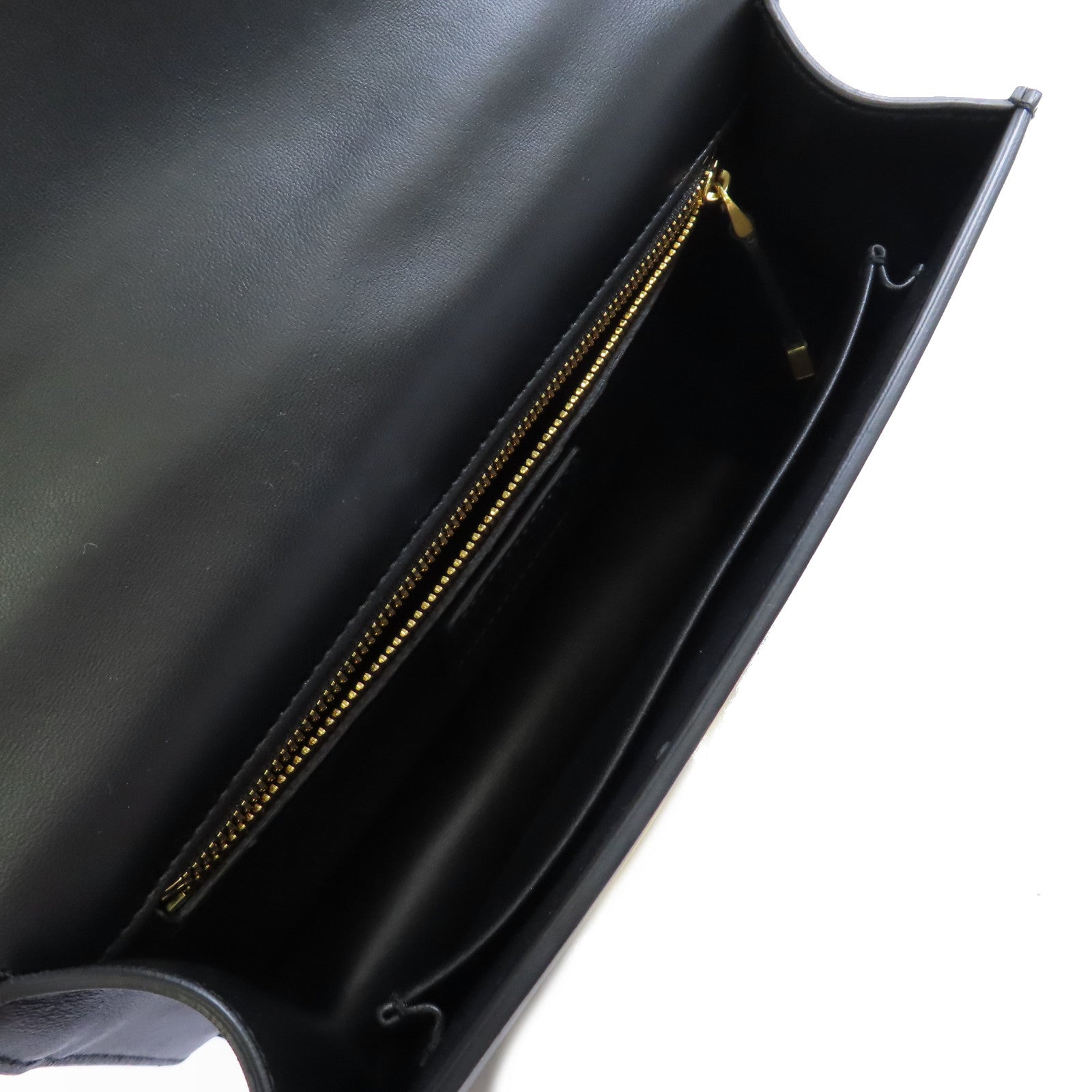 Dior 【激減優惠】牛皮皮革30 Montaigne Shoulder Bag金扣肩背袋黑色