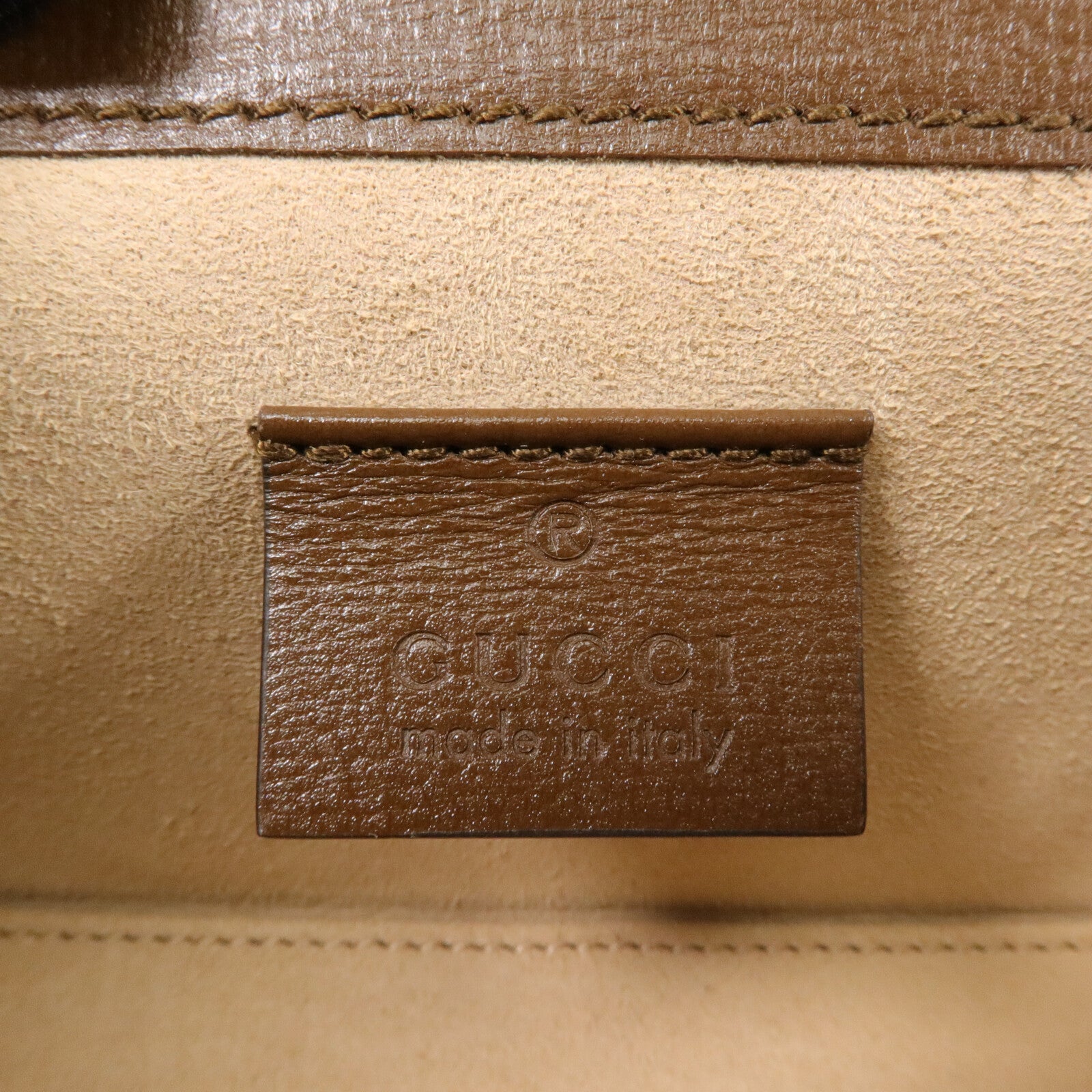 GUCCI 塗層帆布Horsebit 1955 Mini肩背袋