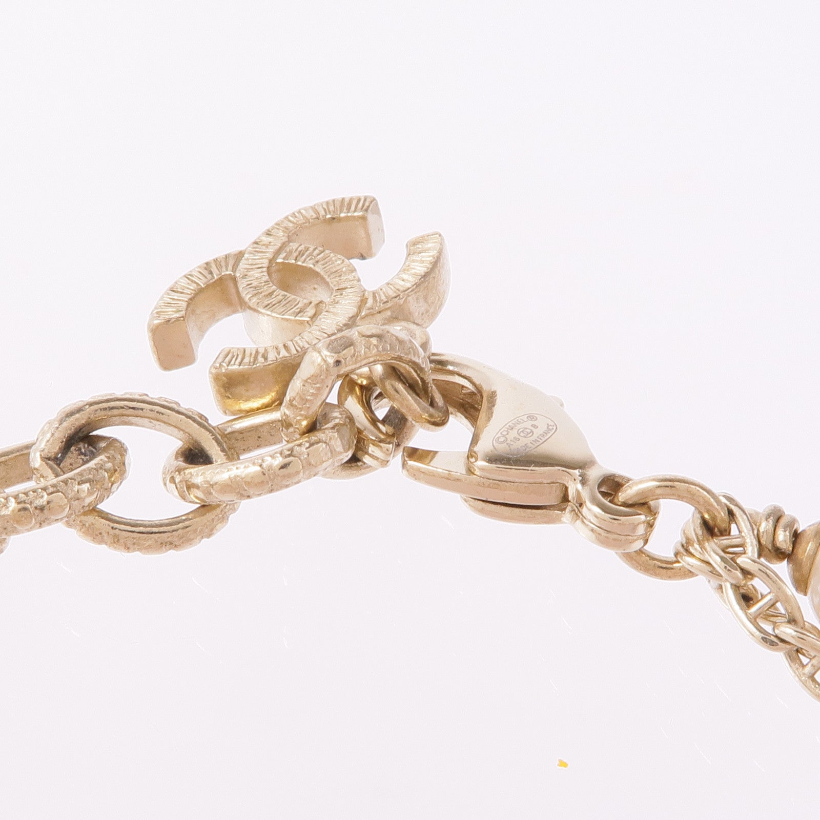 CHANEL PVC/金屬Bracelet手鏈