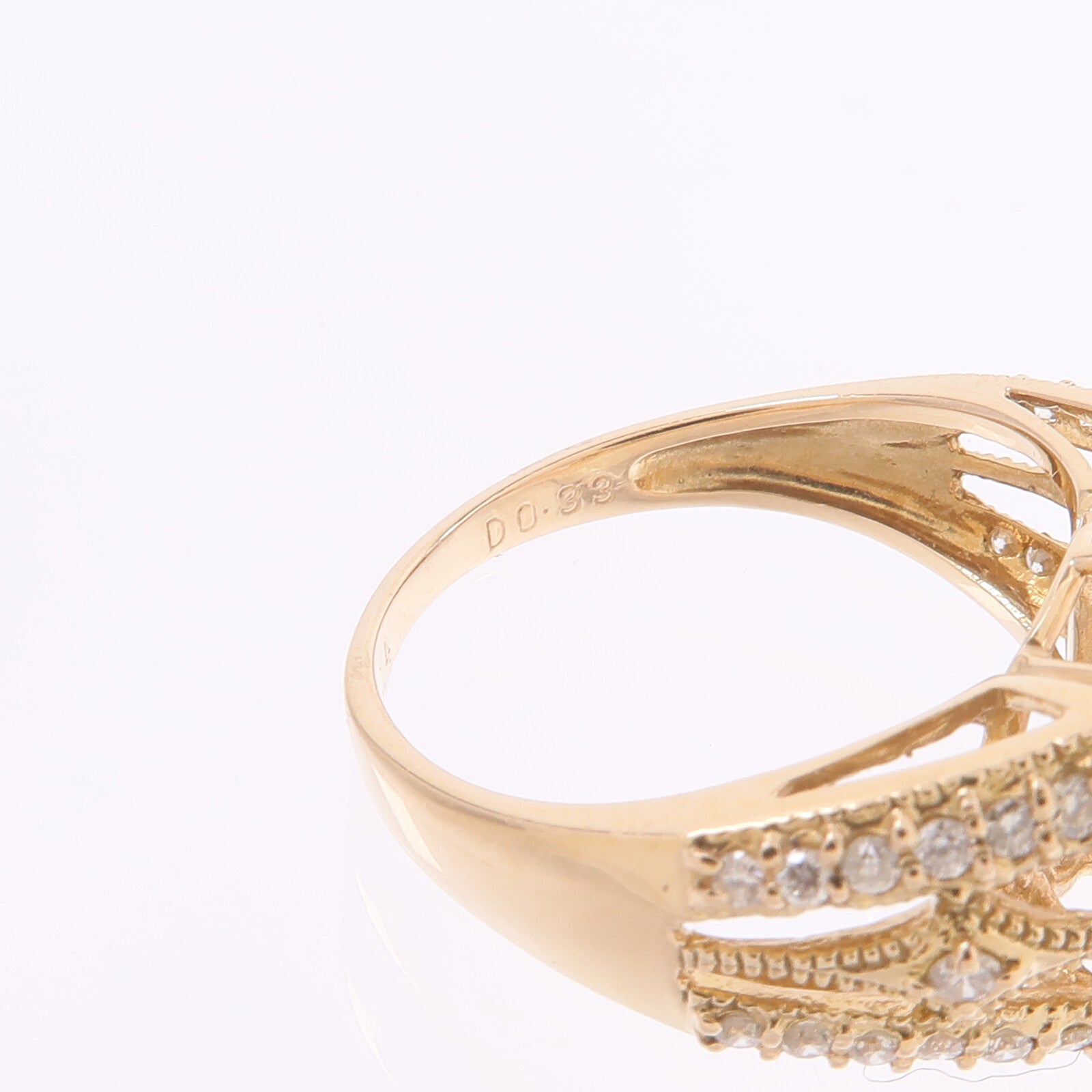 JEWELRY 18K玫瑰金Morganite Diamond Ring摩根石/鑽石戒指
