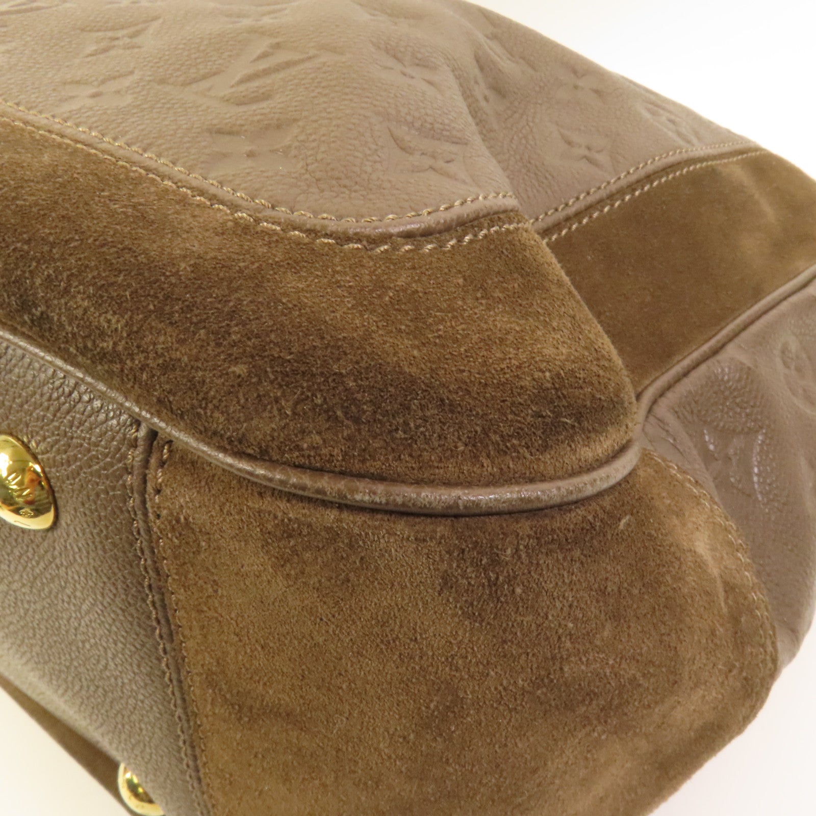 LOUIS VUITTON Monogram Empreinte Audacieuse MM金扣肩背袋