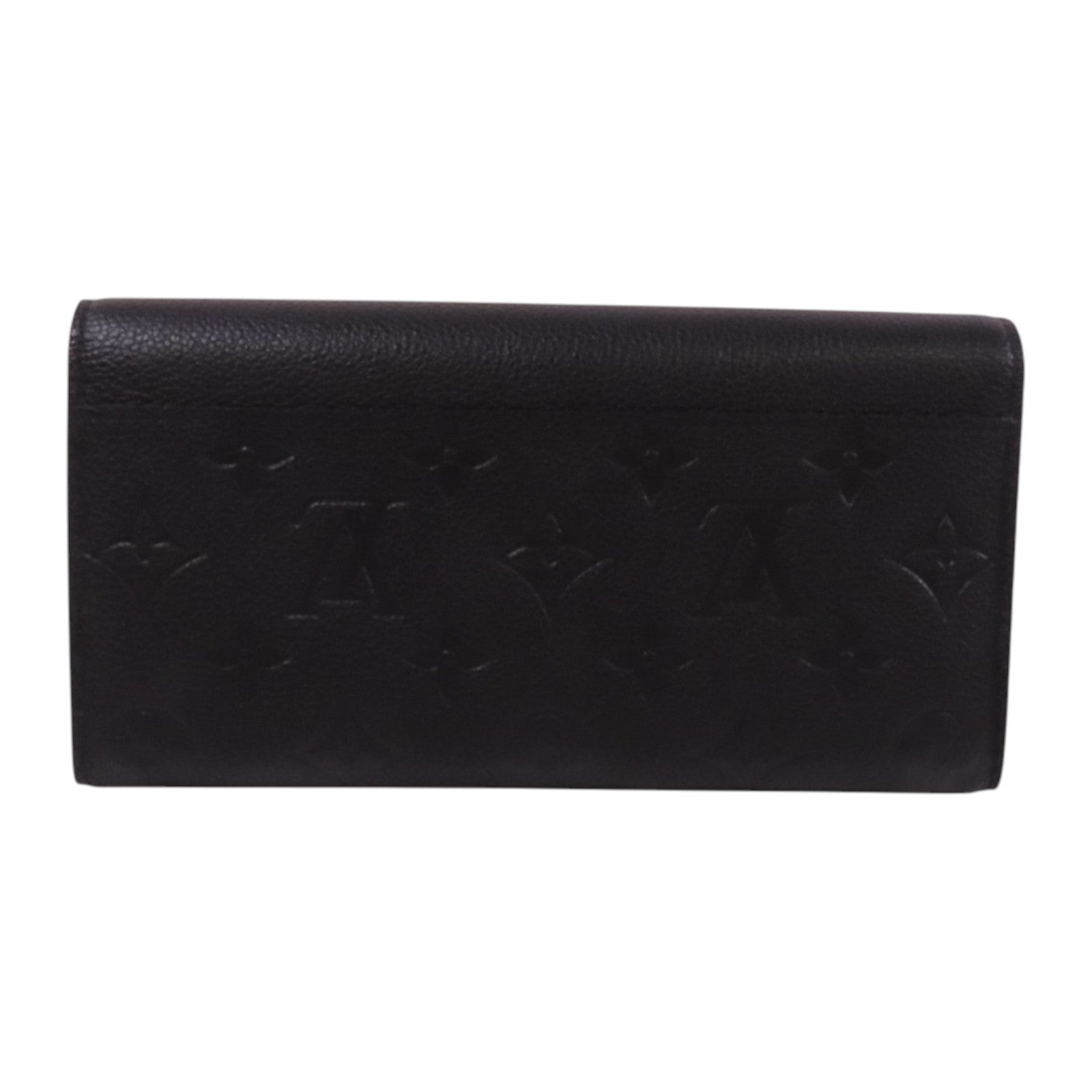 LOUIS VUITTON Monogram Empreinte Sarah Long Wallet金扣長錢包