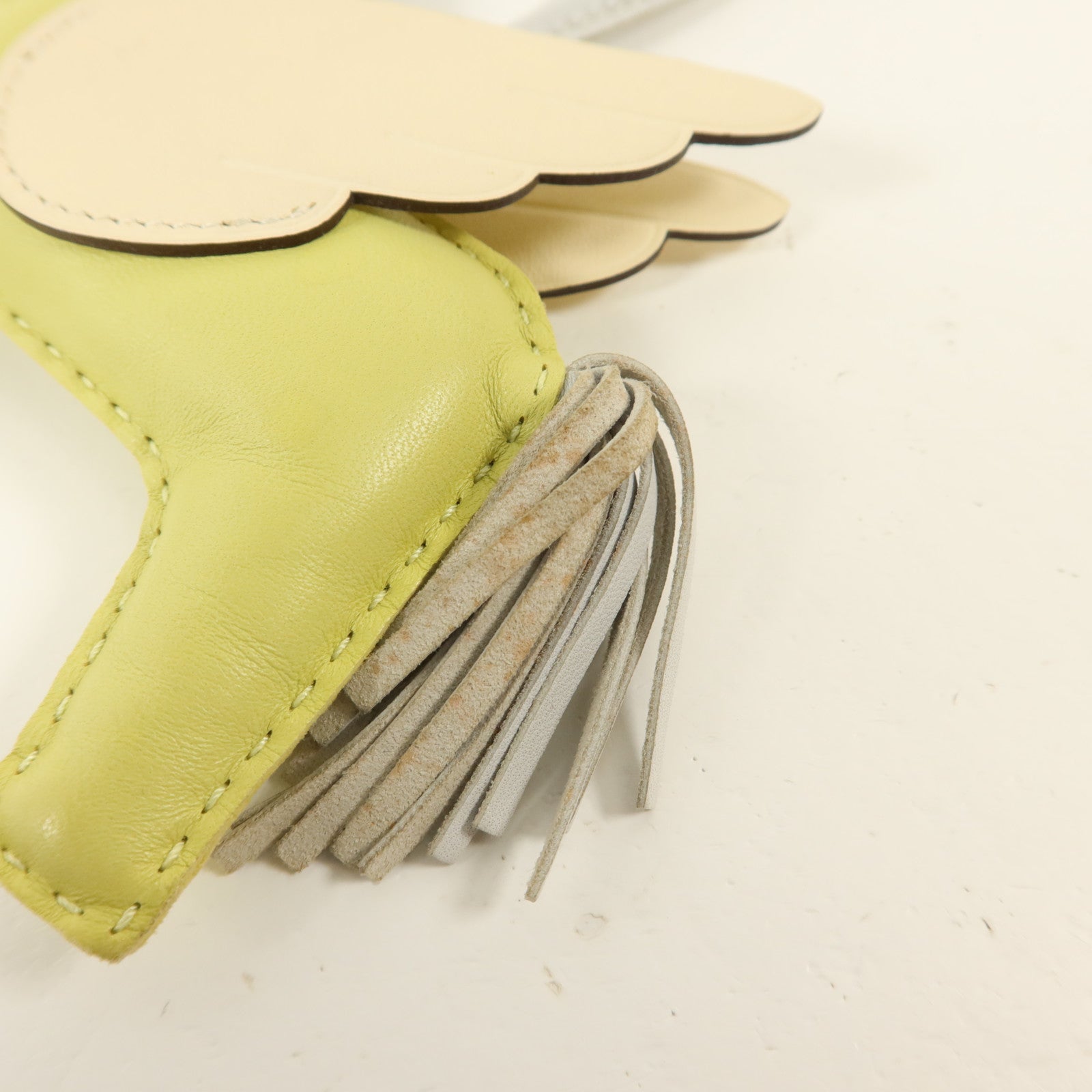 HERMES Milo/Swift皮革Rodeo Pegase MM掛飾Bleu Pale