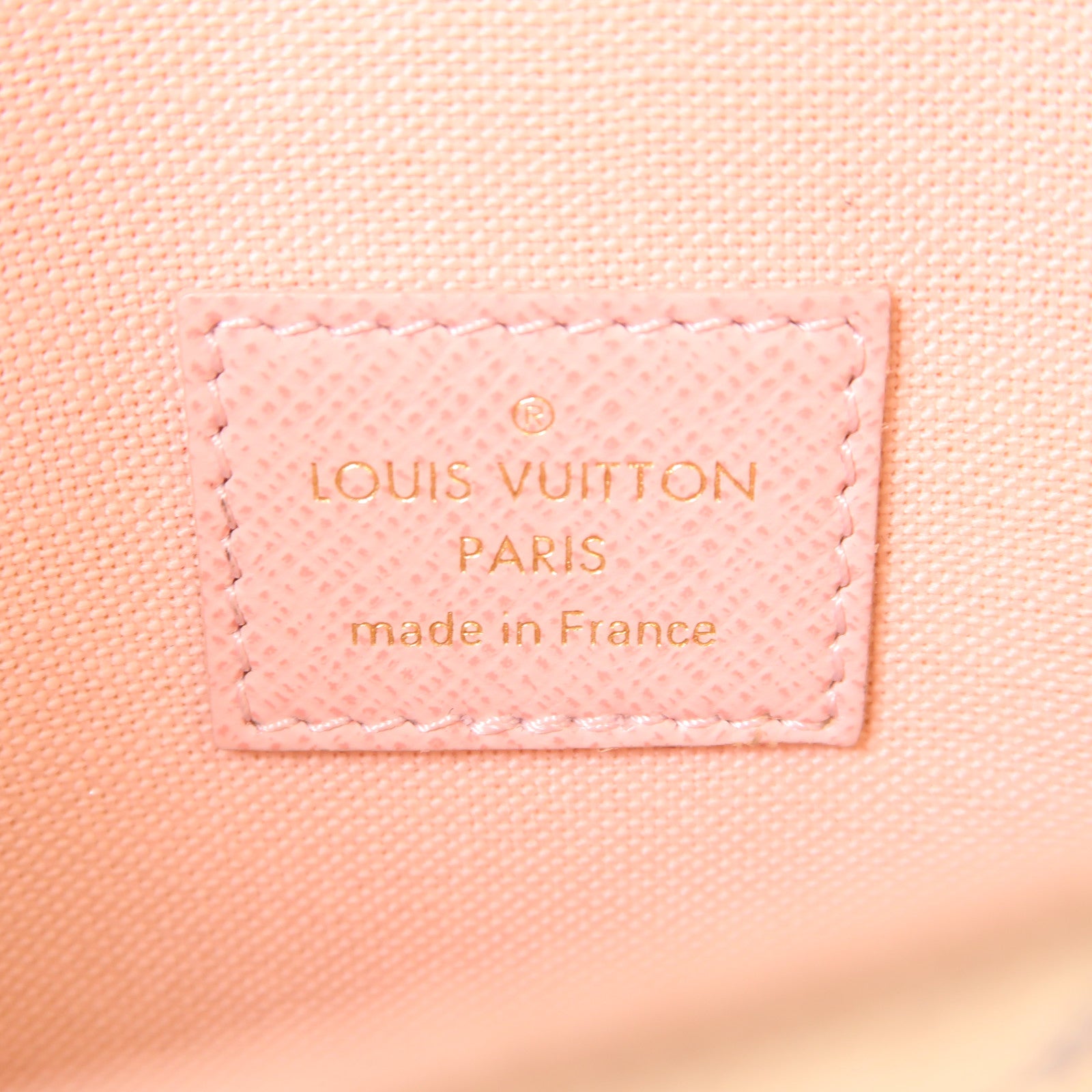 LOUIS VUITTON Damier Azur Pochette Felicie金扣肩背袋