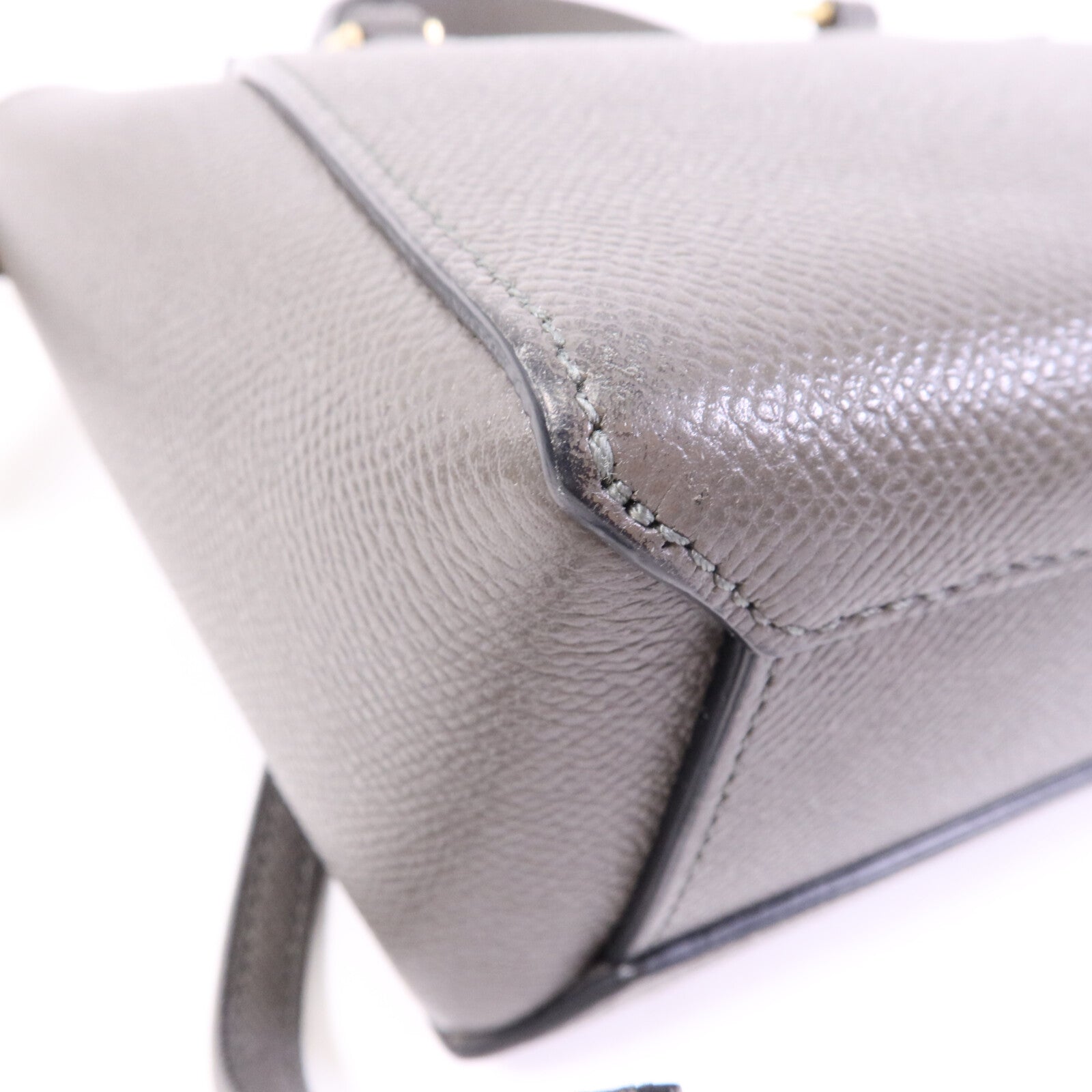 CELINE 牛皮皮革Pico Belt Bag金扣手挽肩背兩用袋