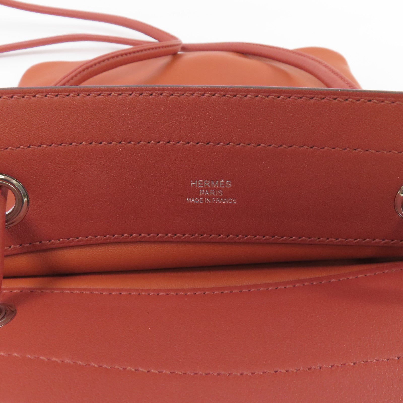 HERMES Swift皮革Aline Shoulder Bag銀扣肩背袋6C Cuiver/古銅色