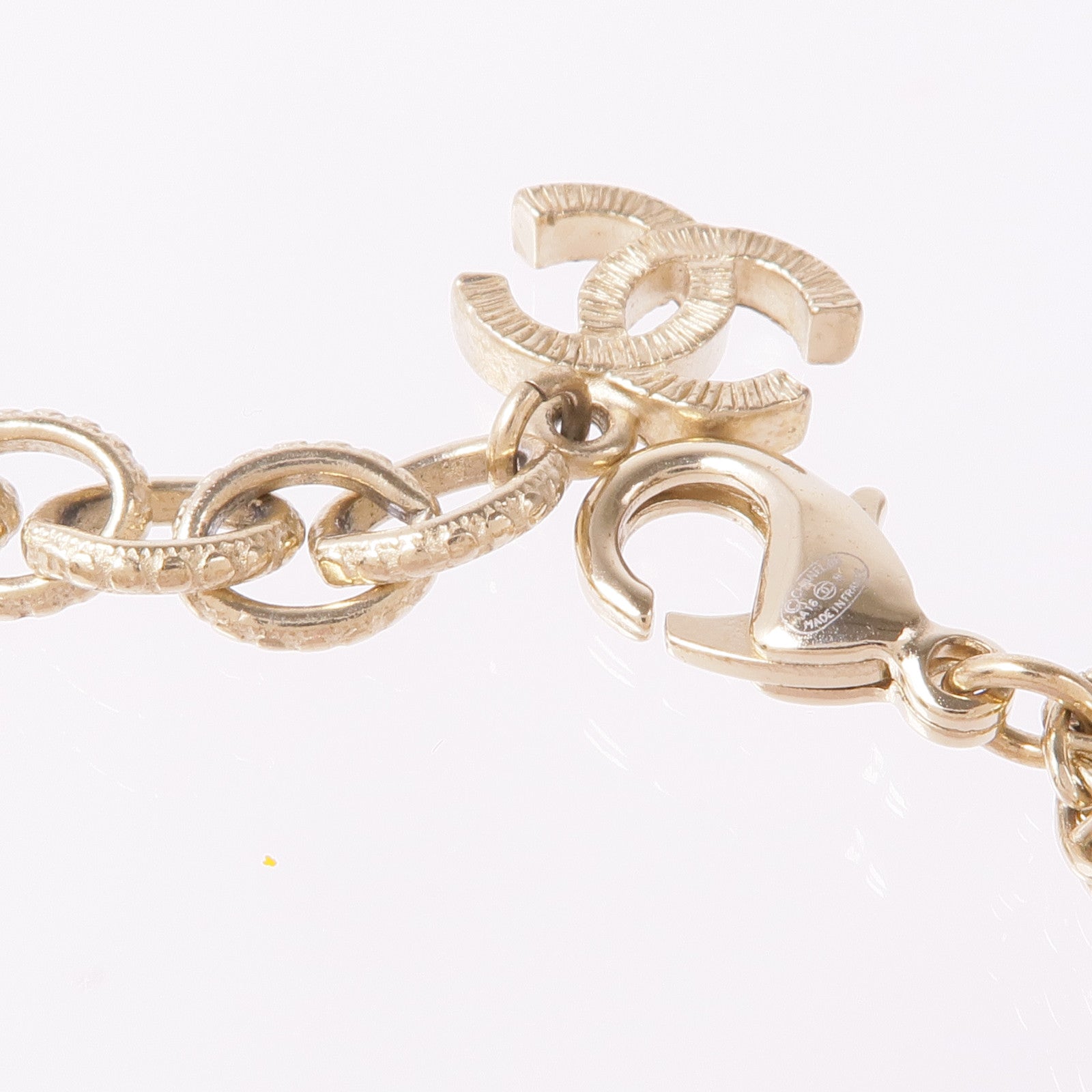 CHANEL PVC/金屬Bracelet手鏈