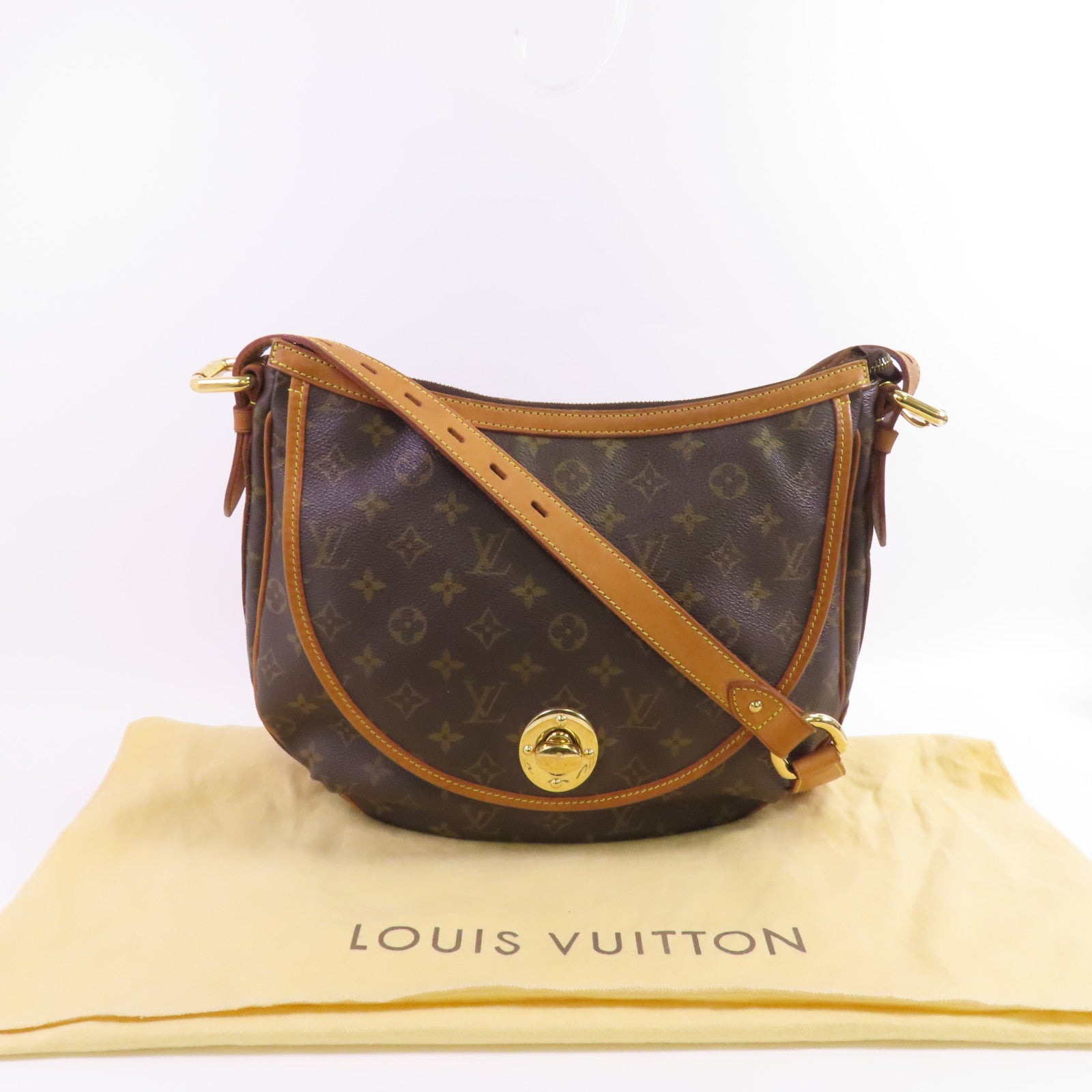 LOUIS VUITTON Monogram Tulum GM金扣肩背袋