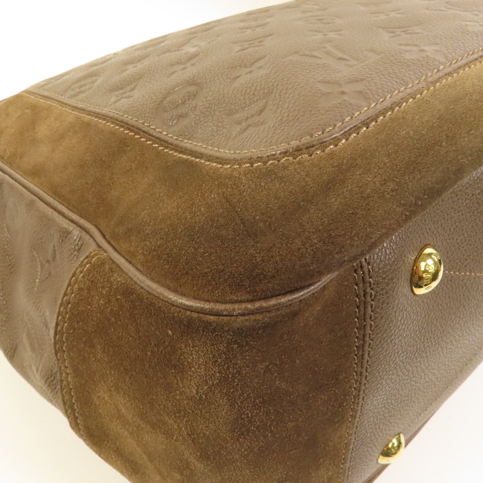 LOUIS VUITTON Monogram Empreinte Audacieuse MM金扣肩背袋