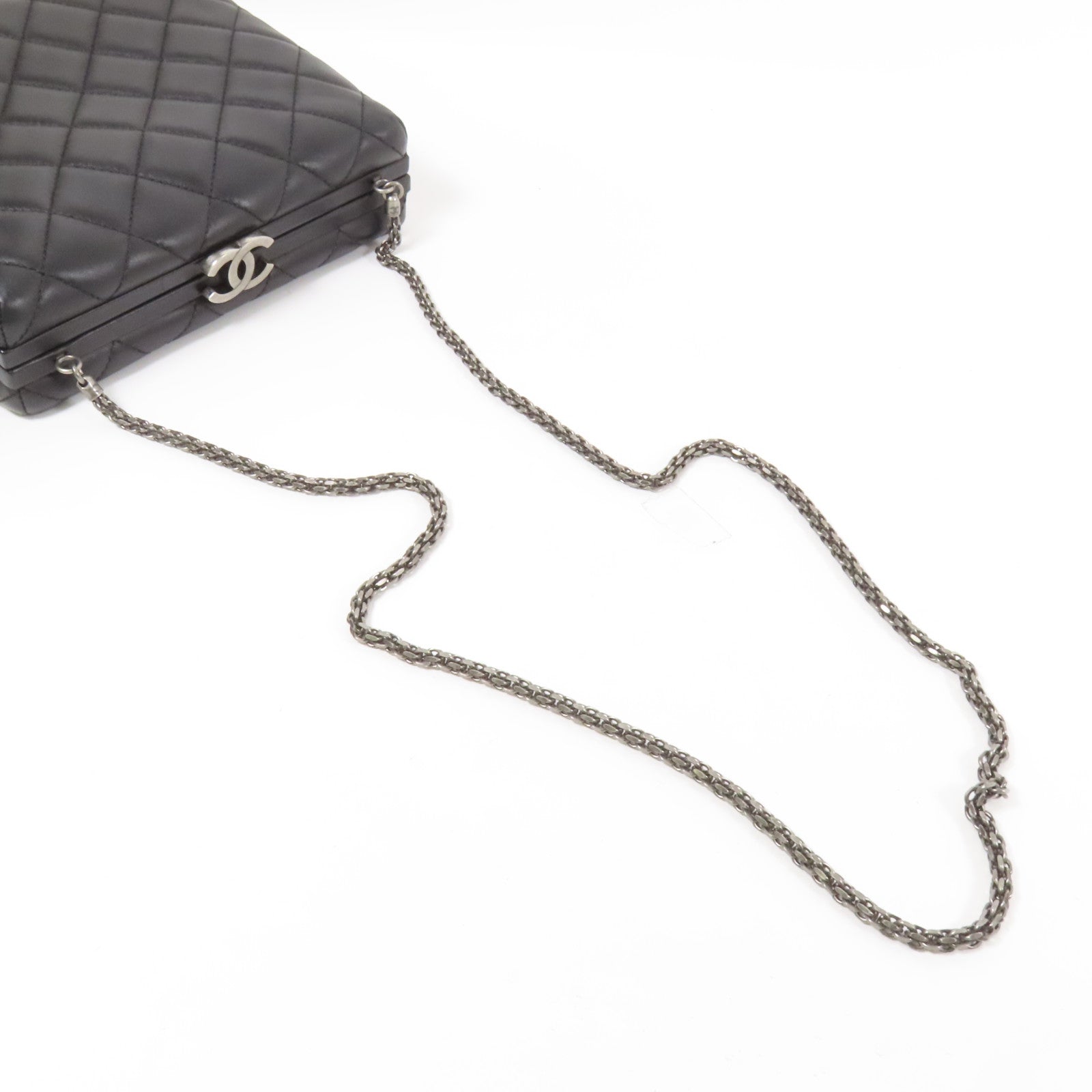 CHANEL 牛皮皮革Chain Shoulder鏈帶肩背袋