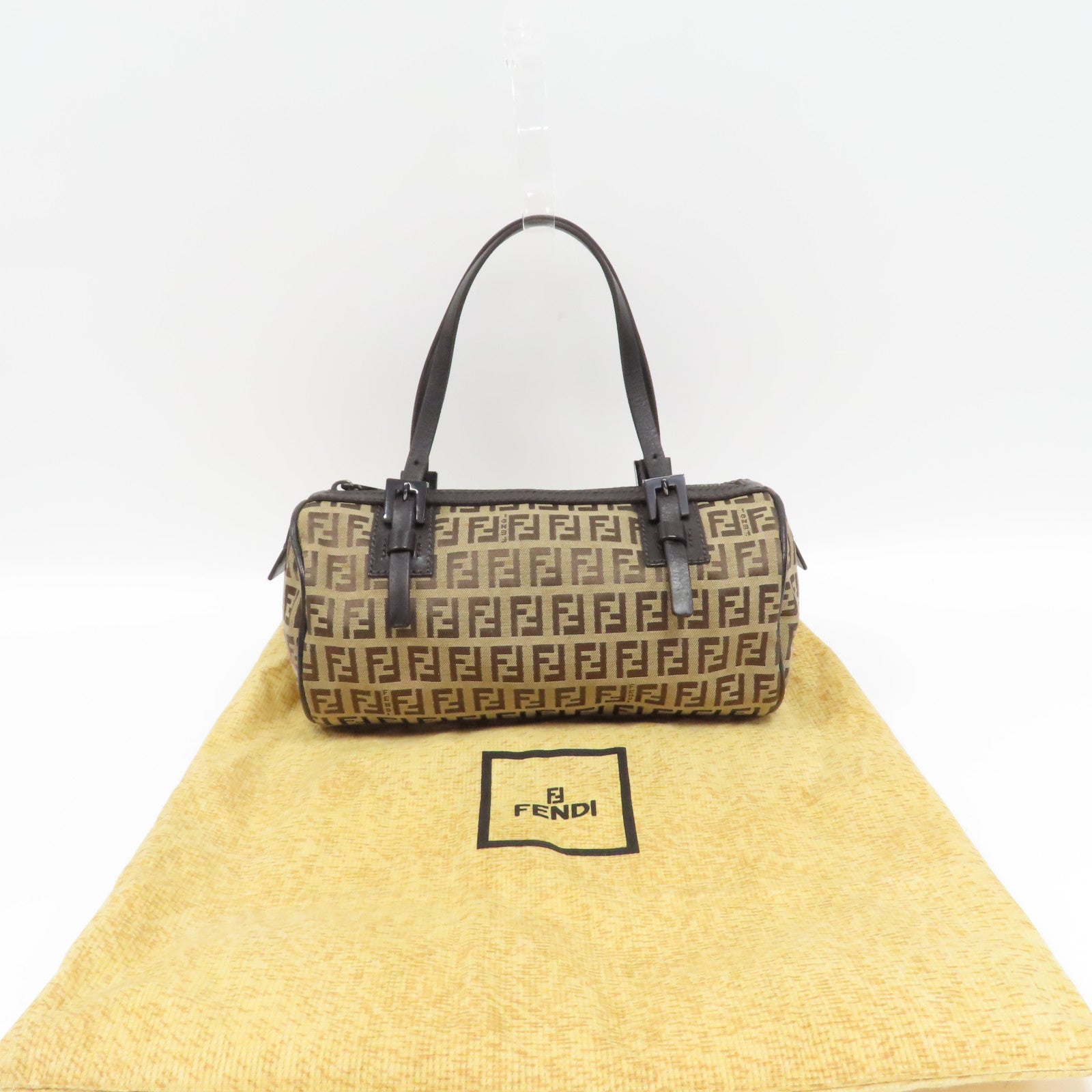 FENDI 帆布Hand Bag手挽袋啡色