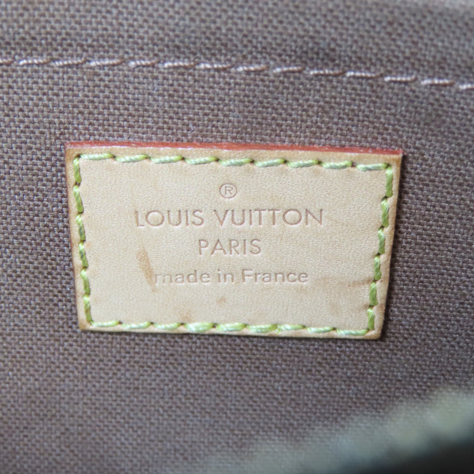 LOUIS VUITTON Monogram Multi Pochette Accessoires金扣手挽肩背兩用袋啡色/綠色