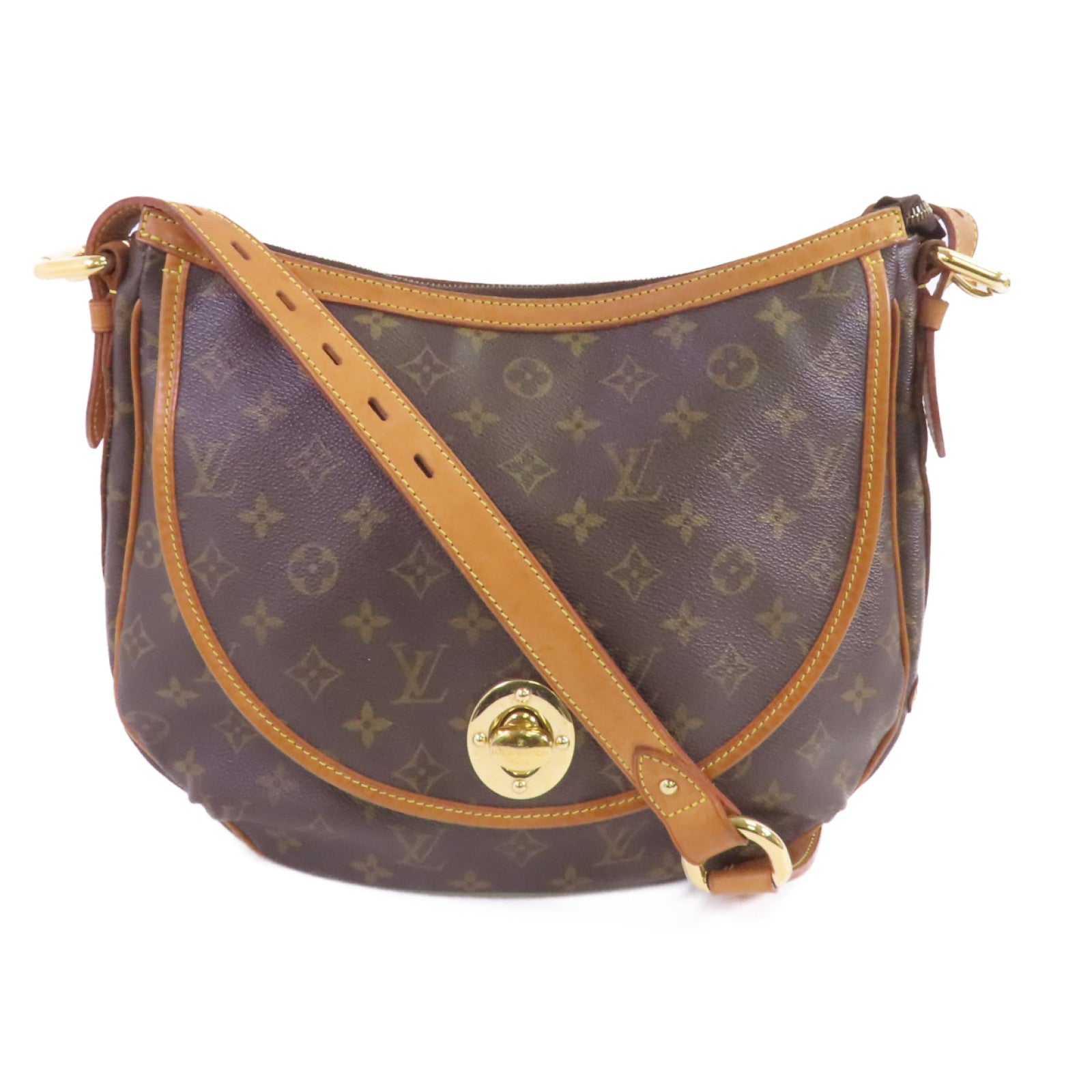 LOUIS VUITTON Monogram Tulum GM金扣肩背袋