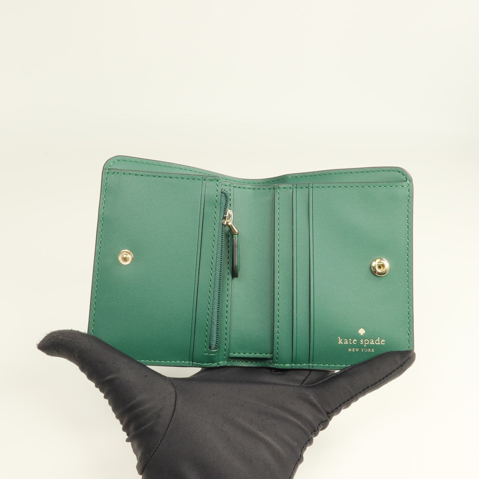 Kate Spade 牛皮皮革Wallet金扣錢包